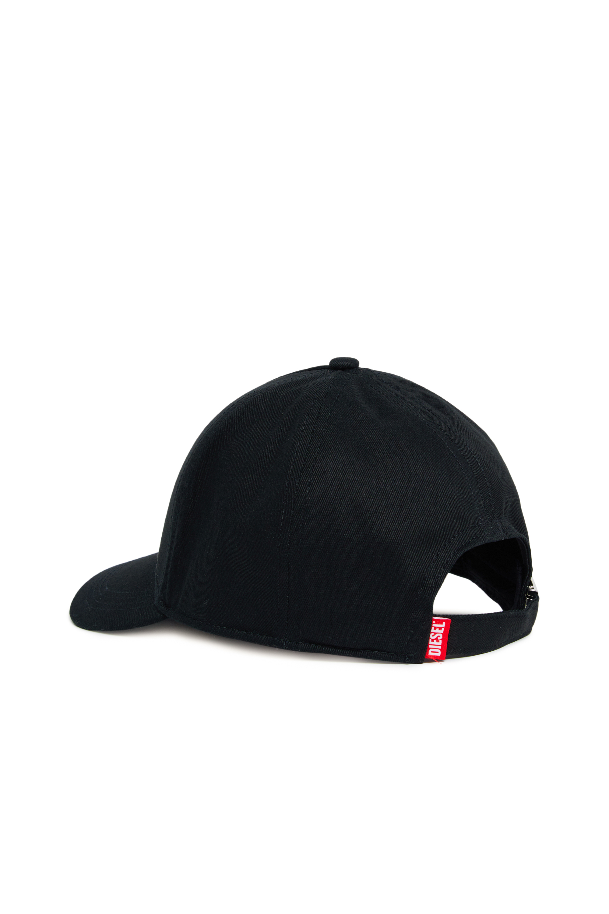 Diesel - FDSTRAS, Femme Casquette de baseball avec logo Oval D en cristal in Noir - Image 2