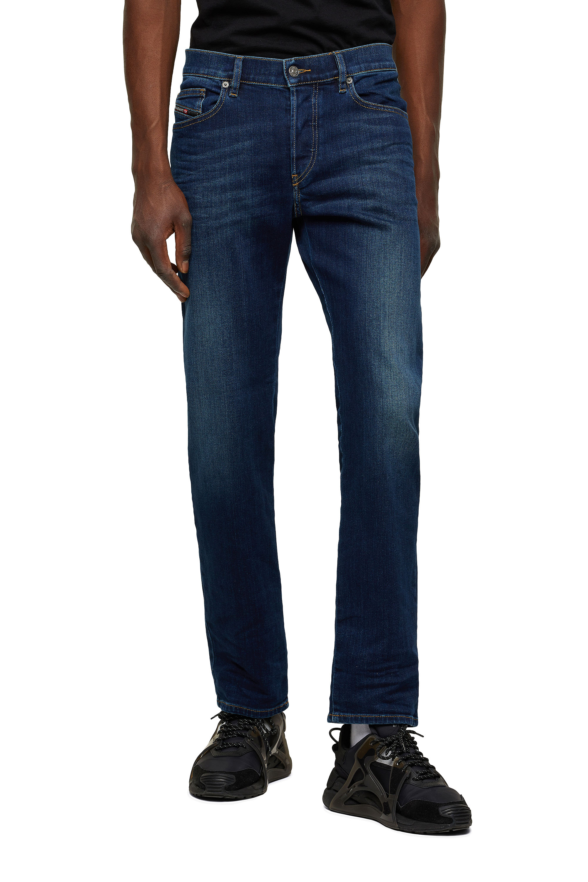 Diesel - D-Mihtry 009ML Straight Jeans, Bleu Foncé - Image 1