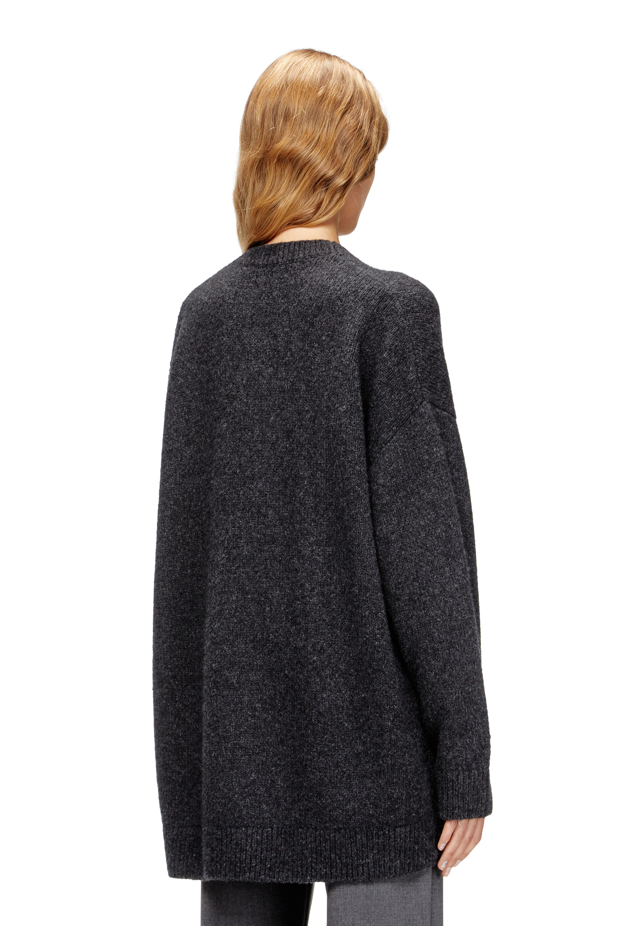 Diesel - M-AREELA, Cardigan en mélange de laine et d'alpaga Femme in Polychrome - 4