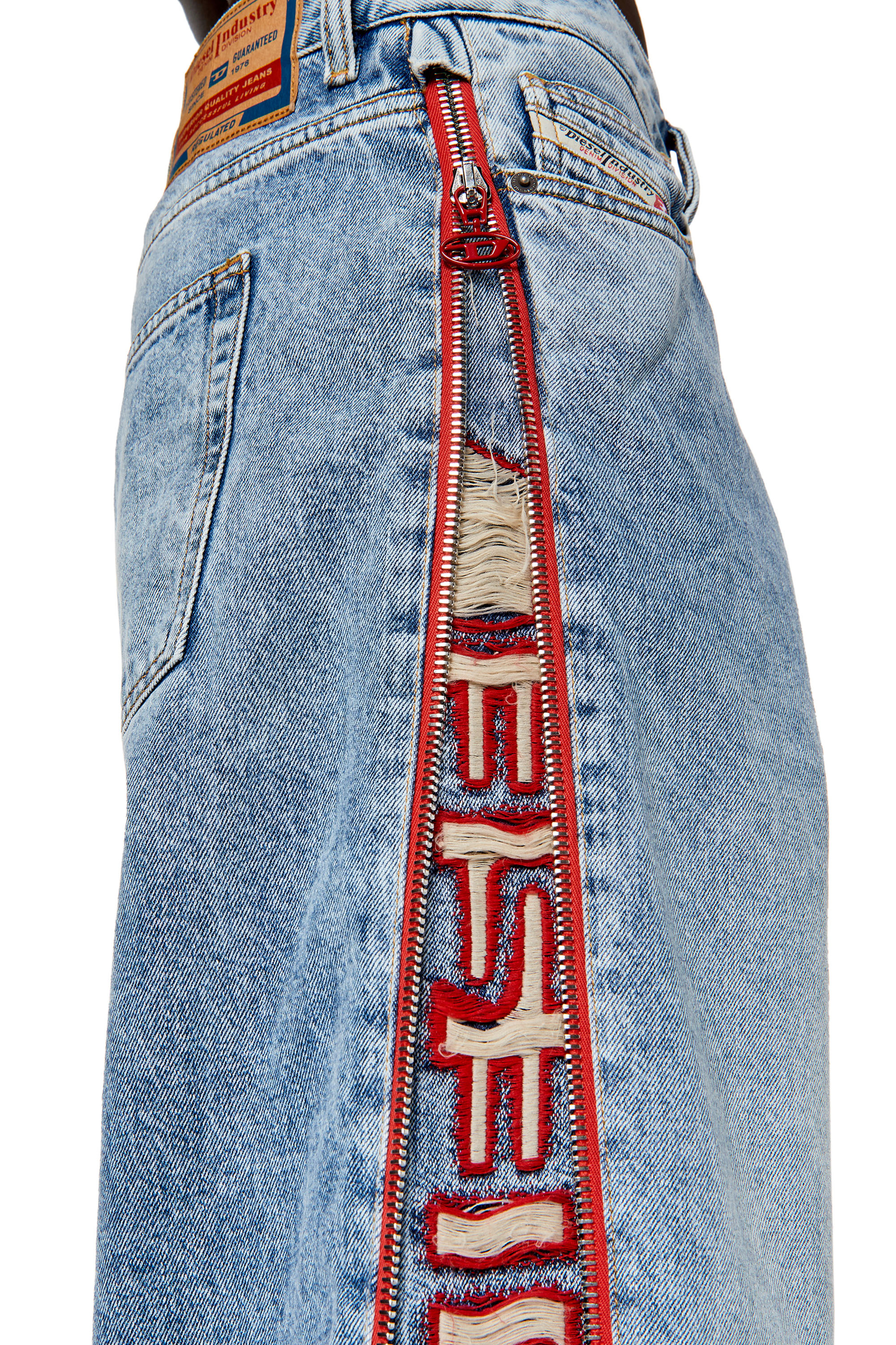 Diesel - D-Rise 09G47 Straight Jeans, Hellblau - Image 3