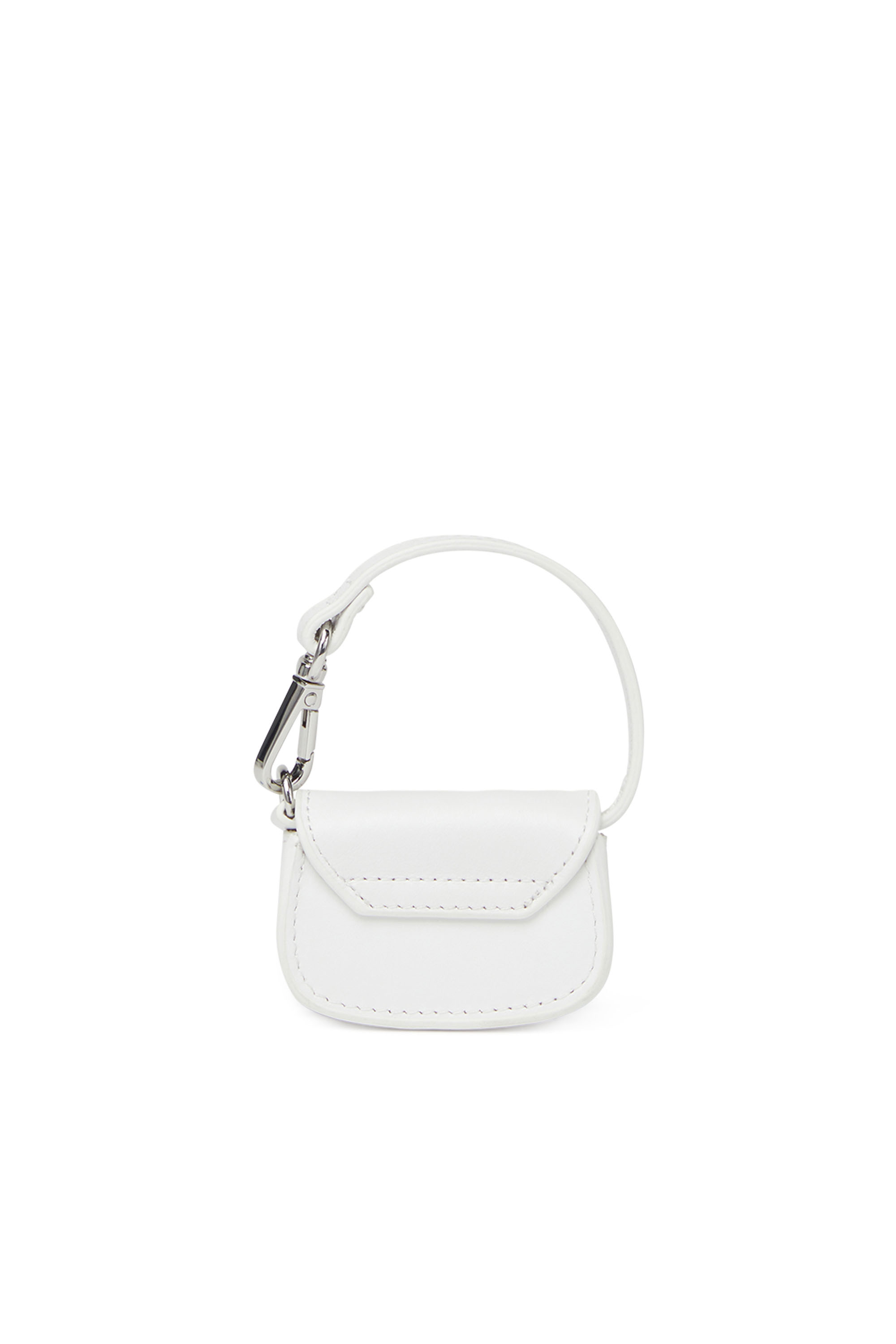 Diesel - 1DR MICRO, Charm per borsa in pelle Donna in Bianco - 2
