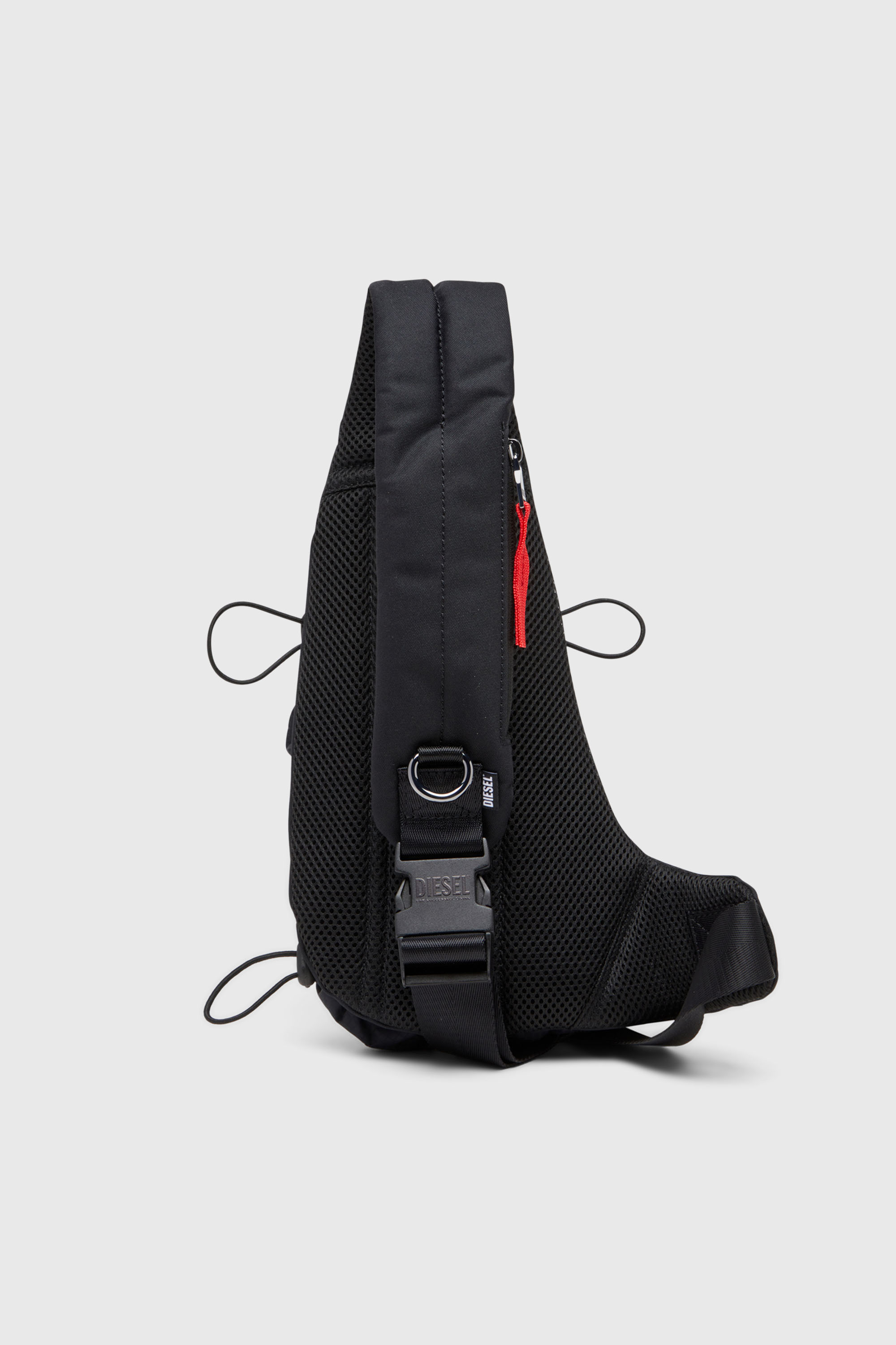 Diesel - ZIP-D CROSSBODY X, Zip-D-Borsa monospalla in shell jacquard Uomo in Nero - 2