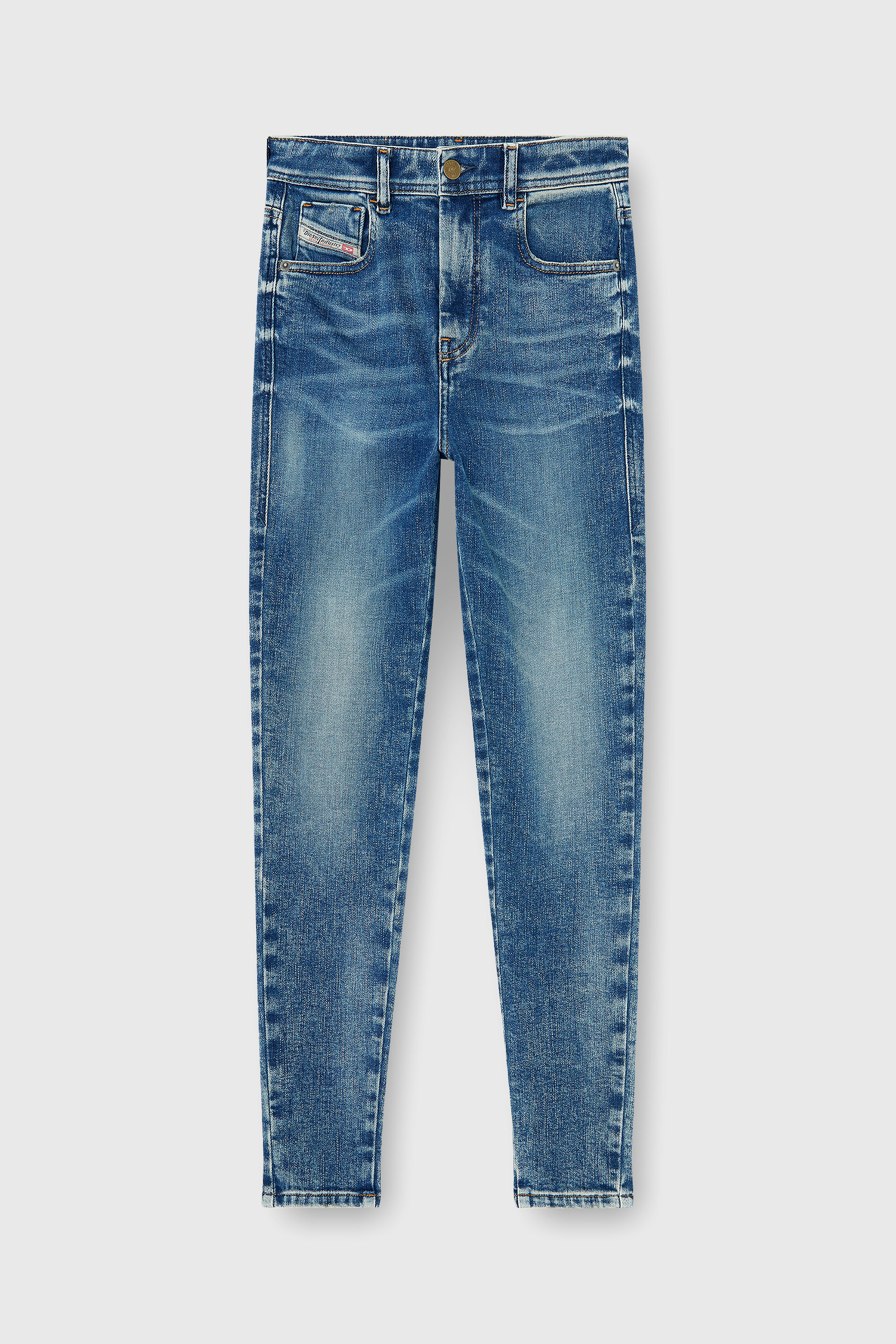 Diesel - Skinny Jeans 1984 Slandy-High 09P72 Femme, Bleu moyen - Image 2