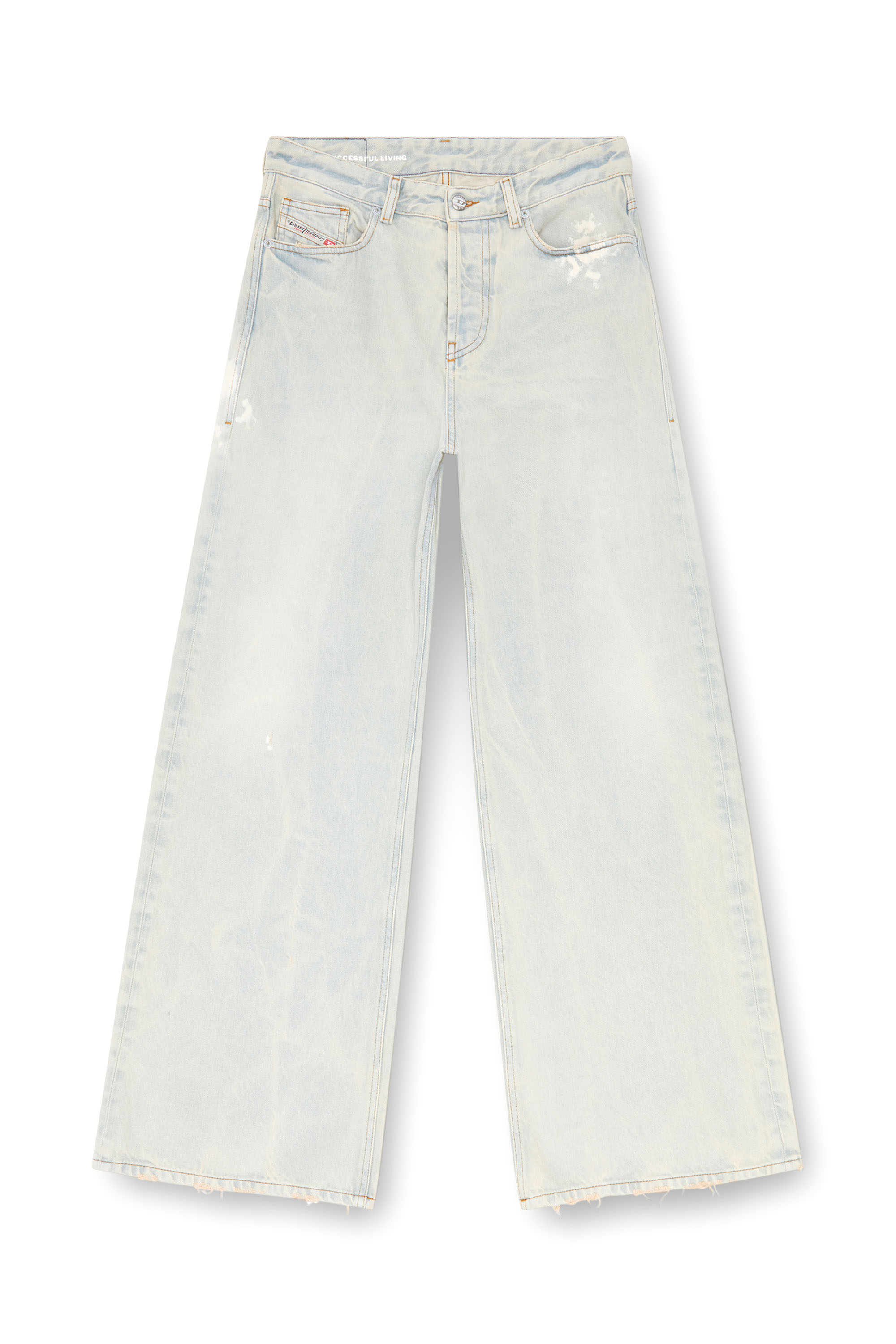 Diesel - Donna Straight Jeans 1996 D-Sire 09J81, Blu Chiaro - Image 3