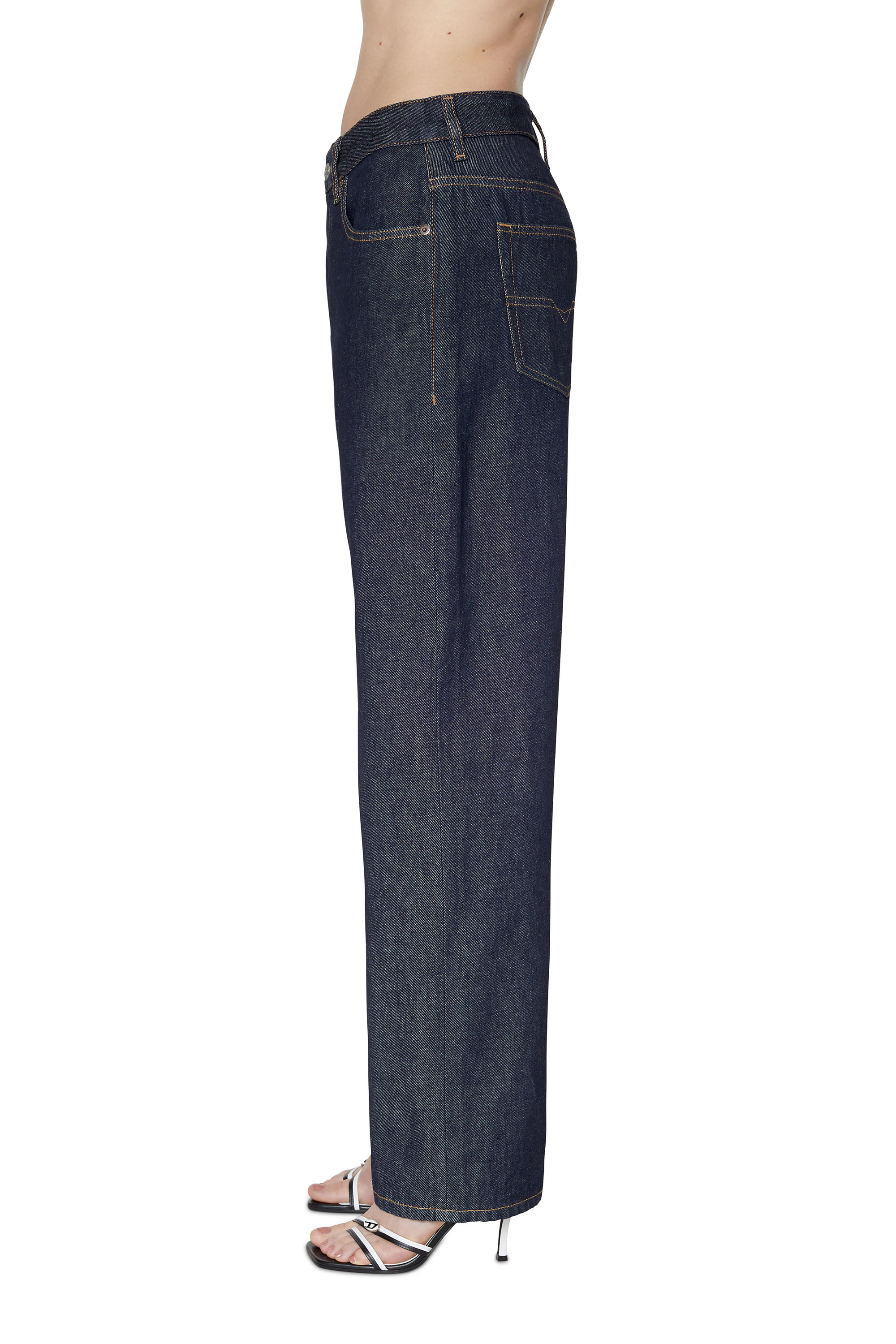 Diesel - Straight Jeans 1999 D-Reggy Z9C02, Blu Scuro - Image 4