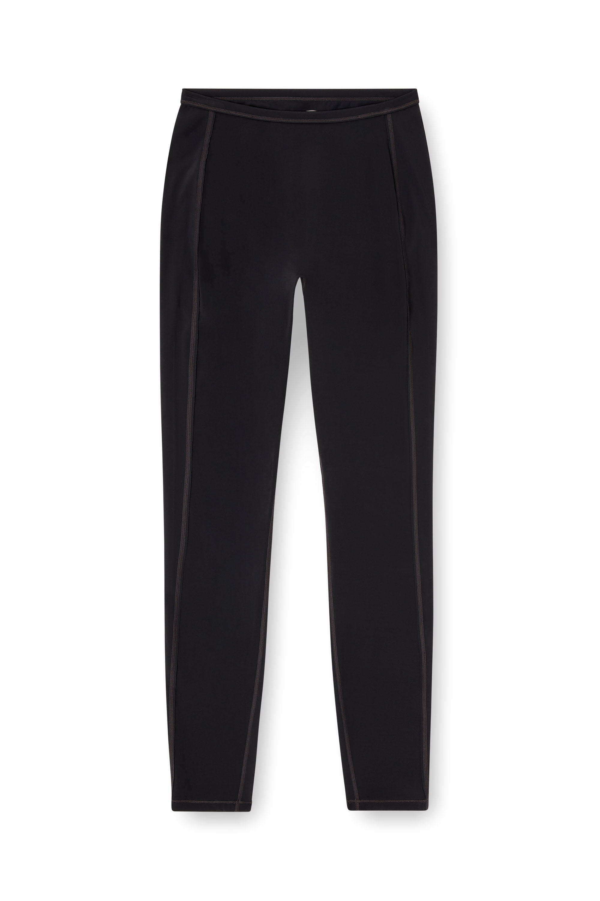 Diesel - MEREDITH-UTLT, Damen Nylon-Leggings mit ovalem Cut-out am Rücken in Schwarz - 3