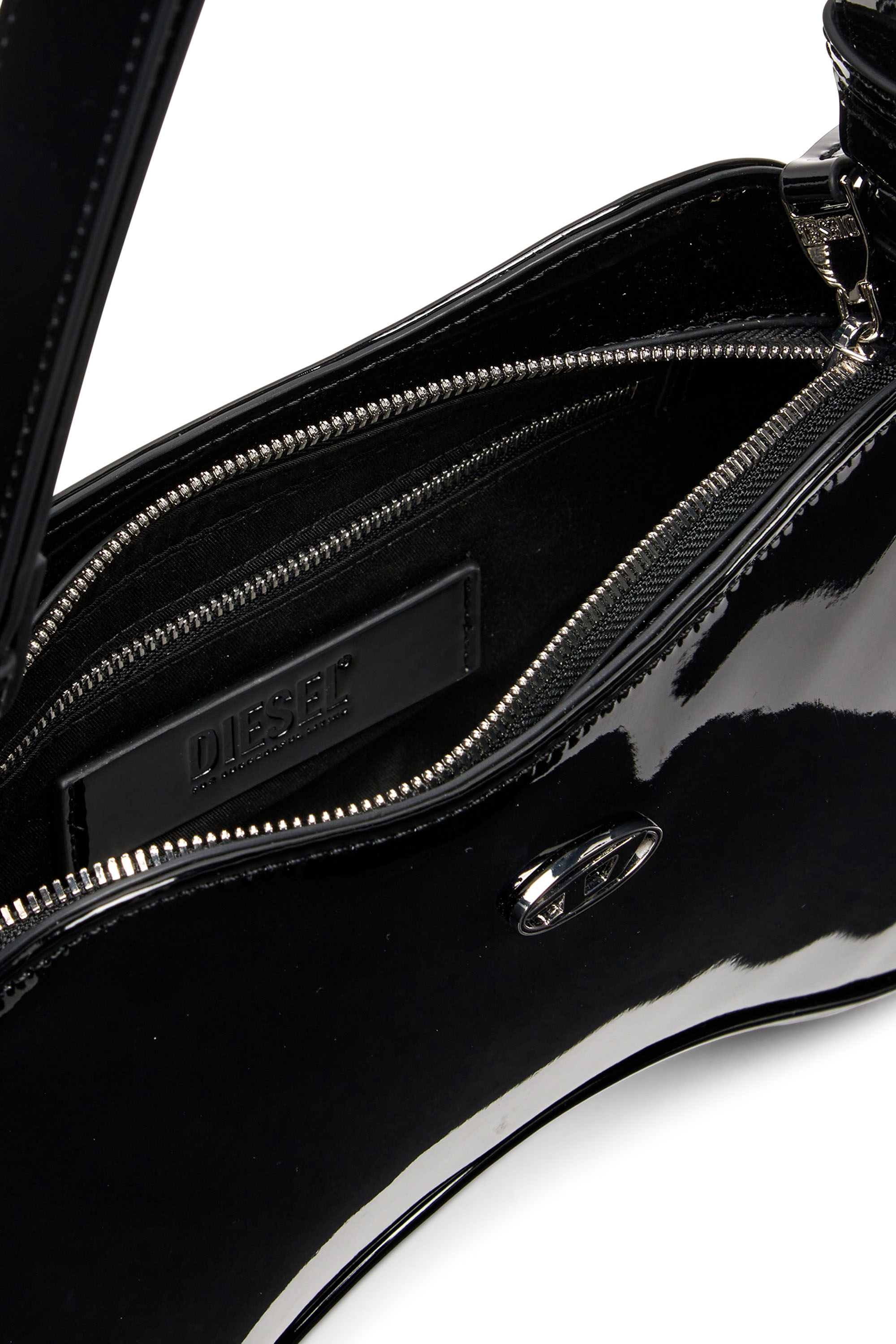 Diesel - PLAY SHOULDER, Damen Play-Glänzende Schultertasche in Schwarz - 3