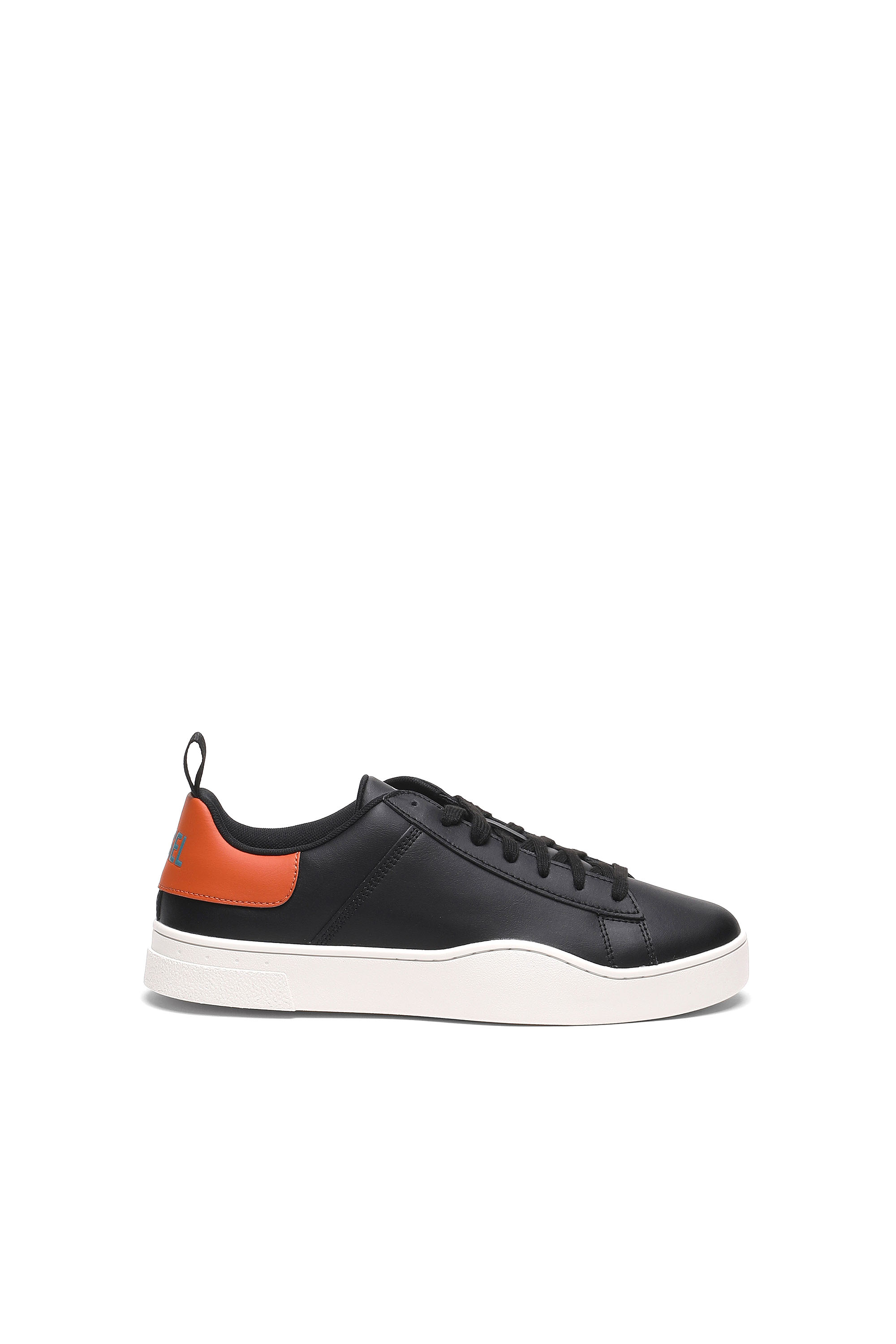 S-CLEVER LOW LACE, Noir/Orange - Baskets