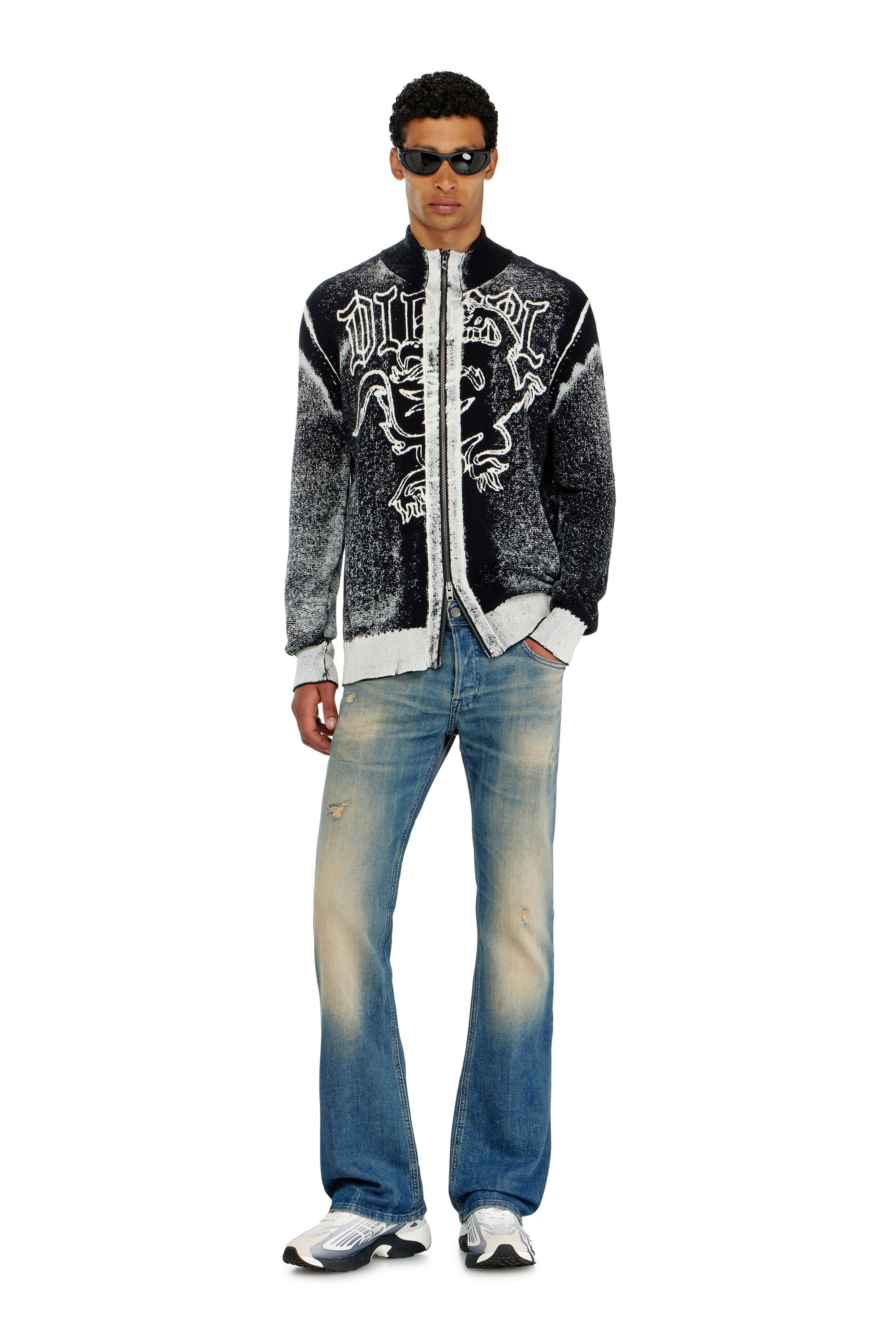 Diesel - Bootcut Jeans 2007 Zatiny 0KBBW Homme, Bleu moyen - Image 2
