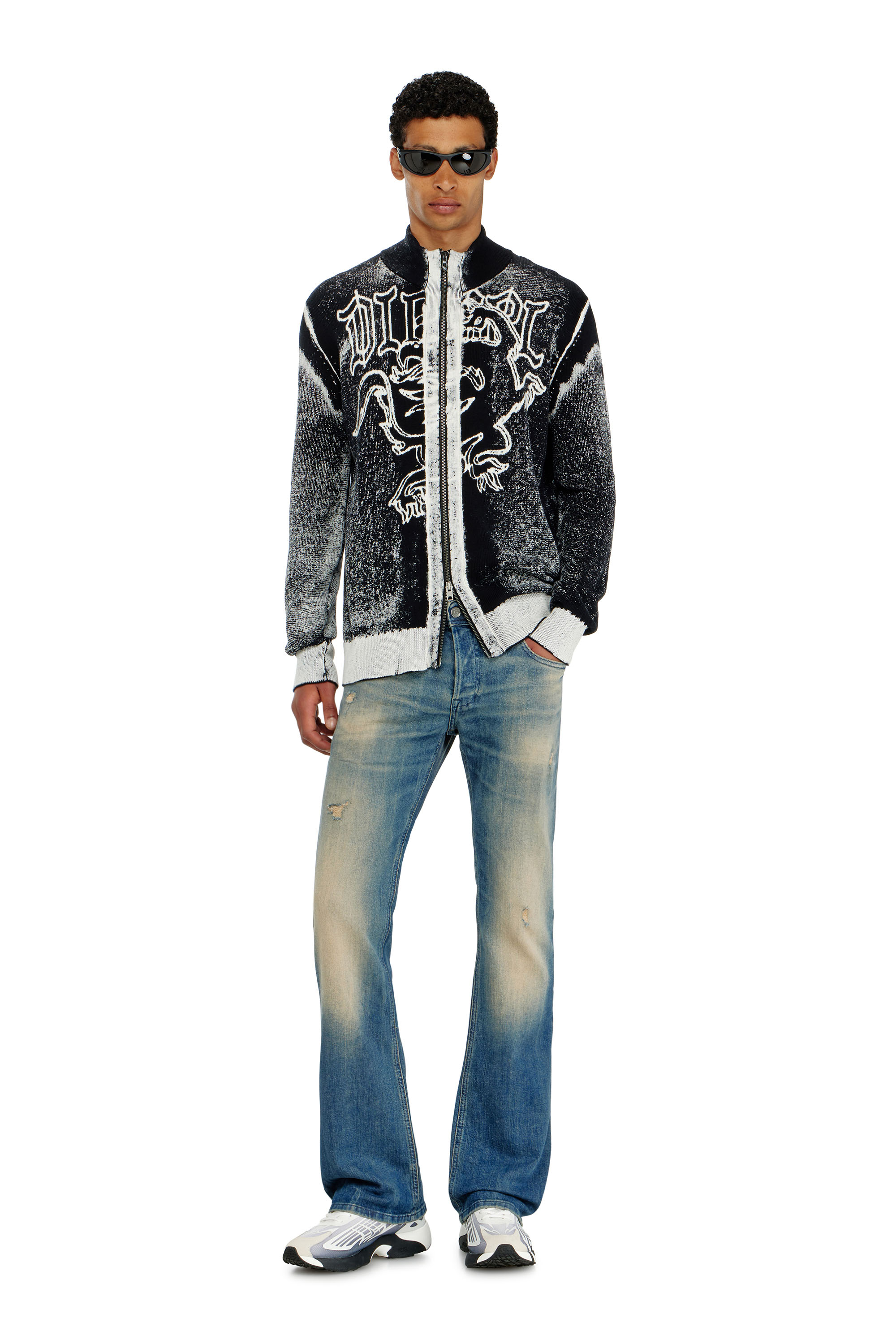 Diesel - Bootcut Jeans 2007 Zatiny 0KBBW Homme, Bleu moyen - Image 1