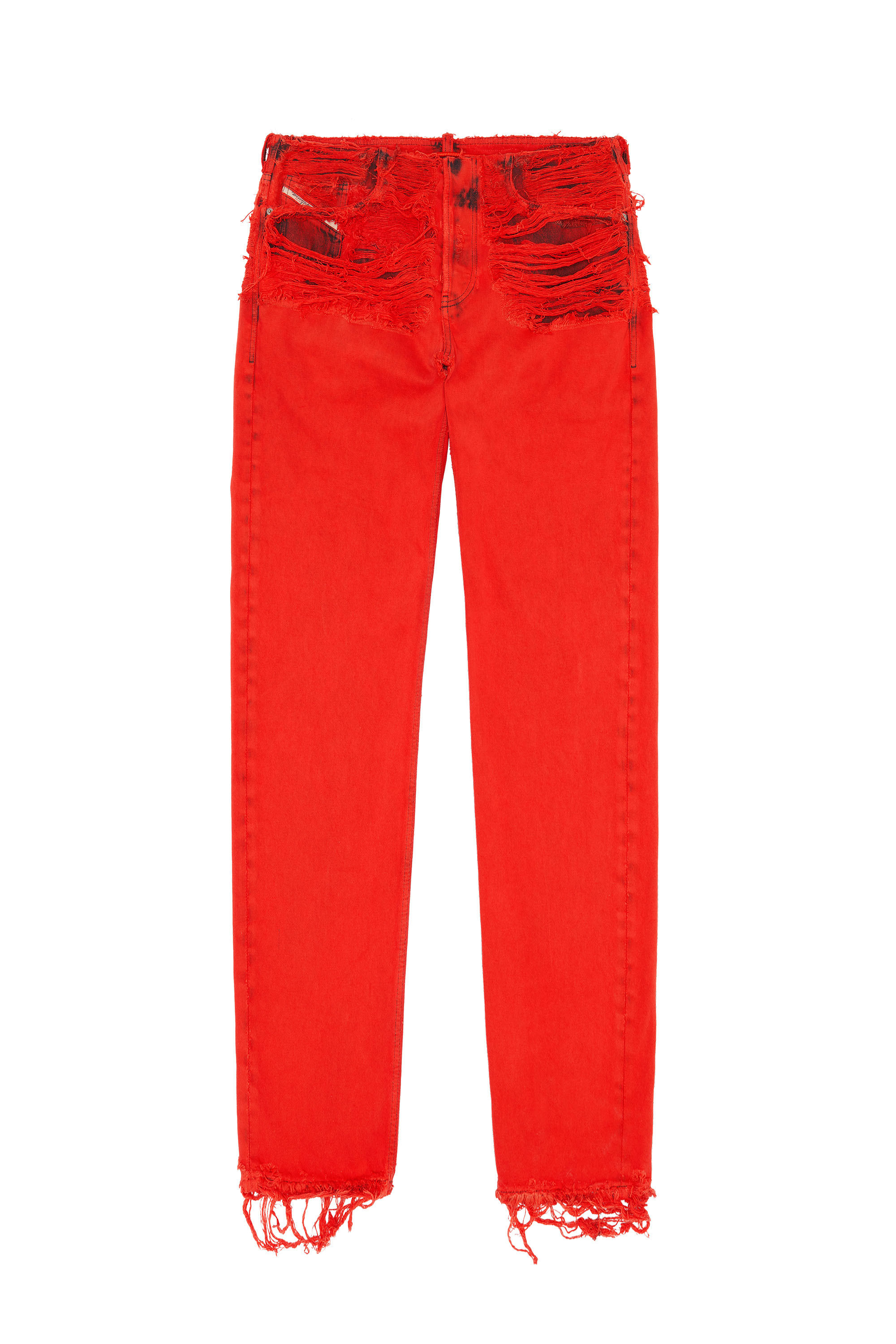 Diesel - 2010 D-Macs 007P1 Straight Jeans, Rosso - Image 6