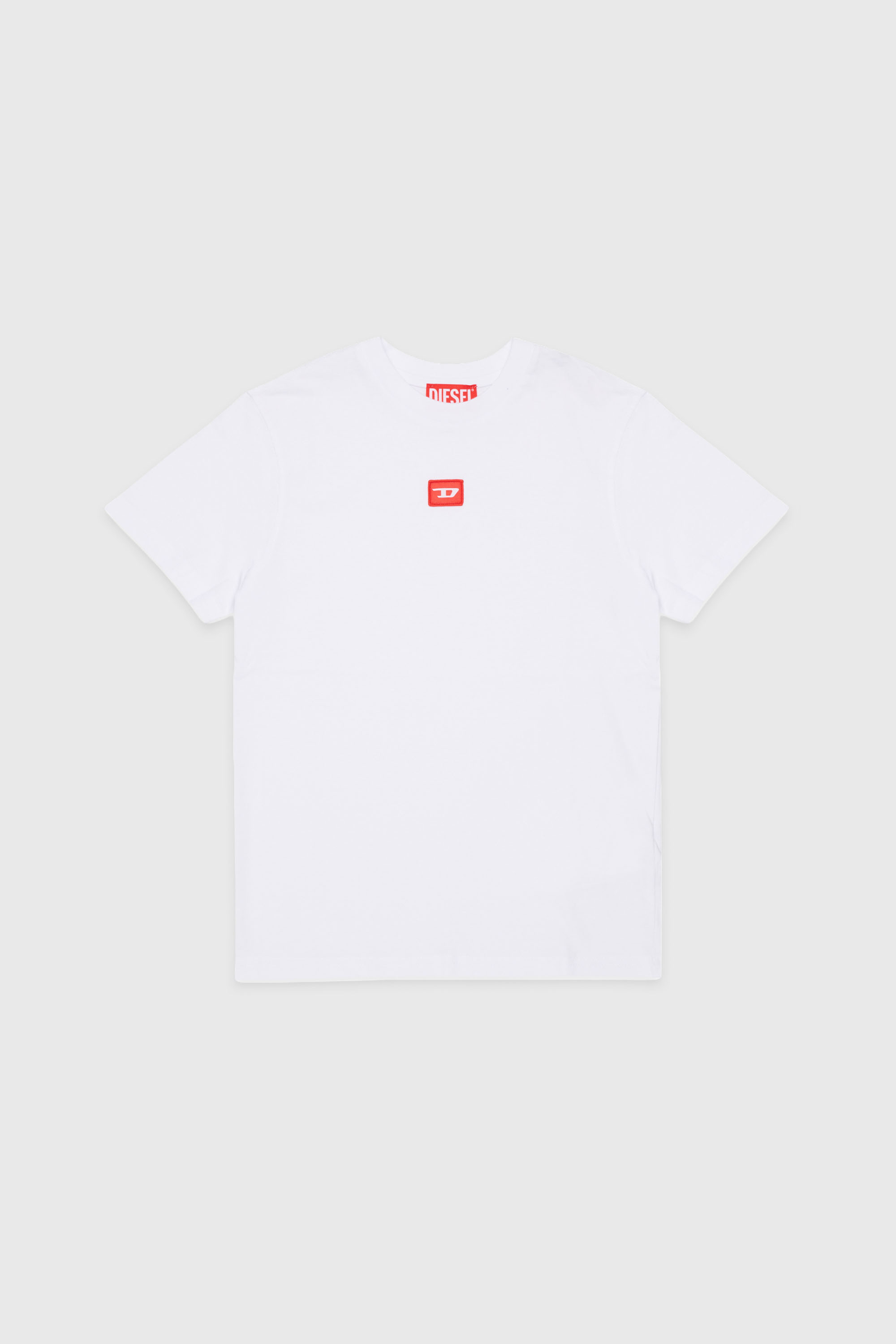 Diesel - TXDIEGO, T-shirt en coton avec &eacute;cusson Homme in Blanc - 1