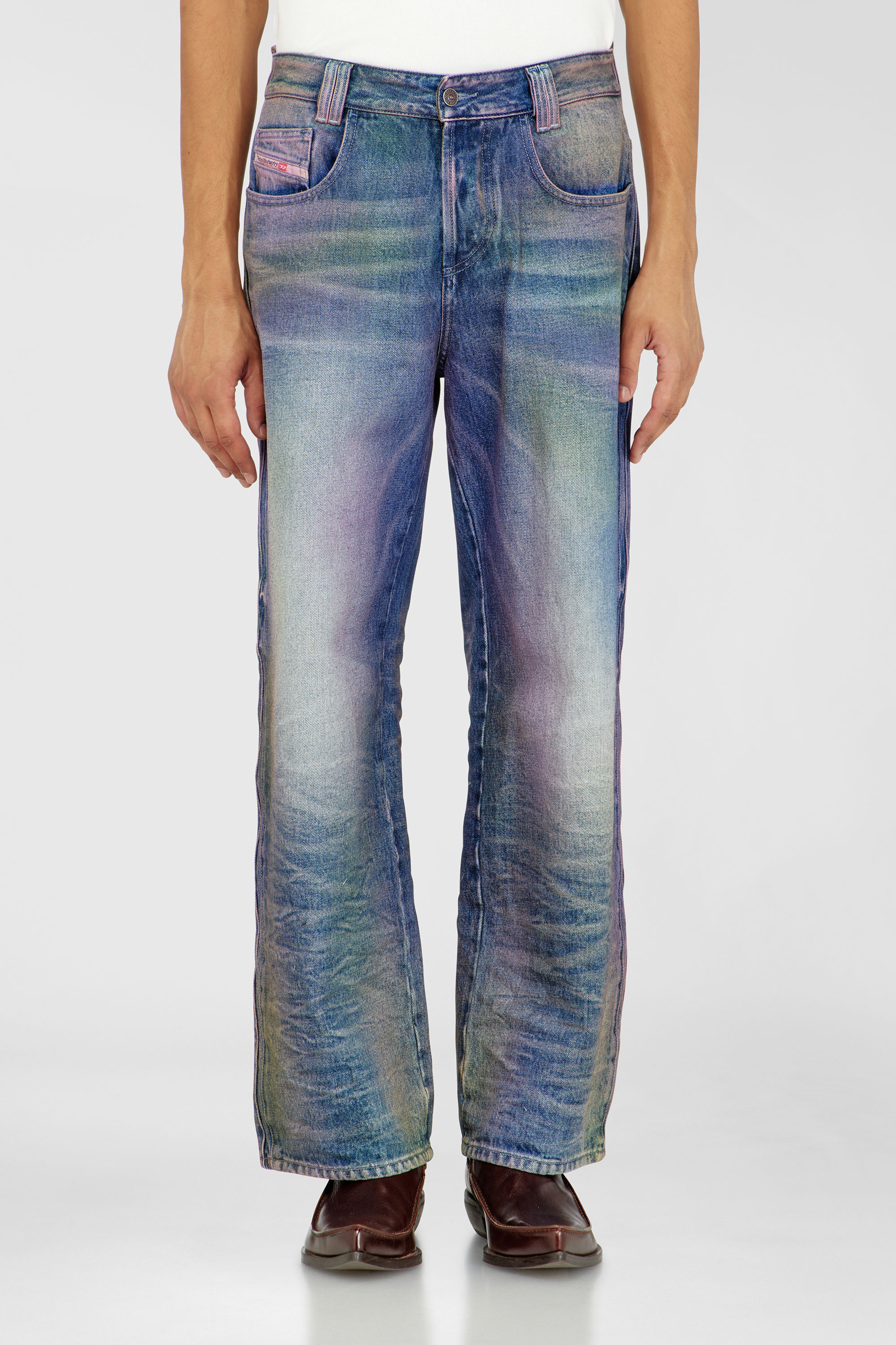 Diesel - Relaxed Jeans 1982 D-Hakou 007FW Unisex, Blu medio - Image 4