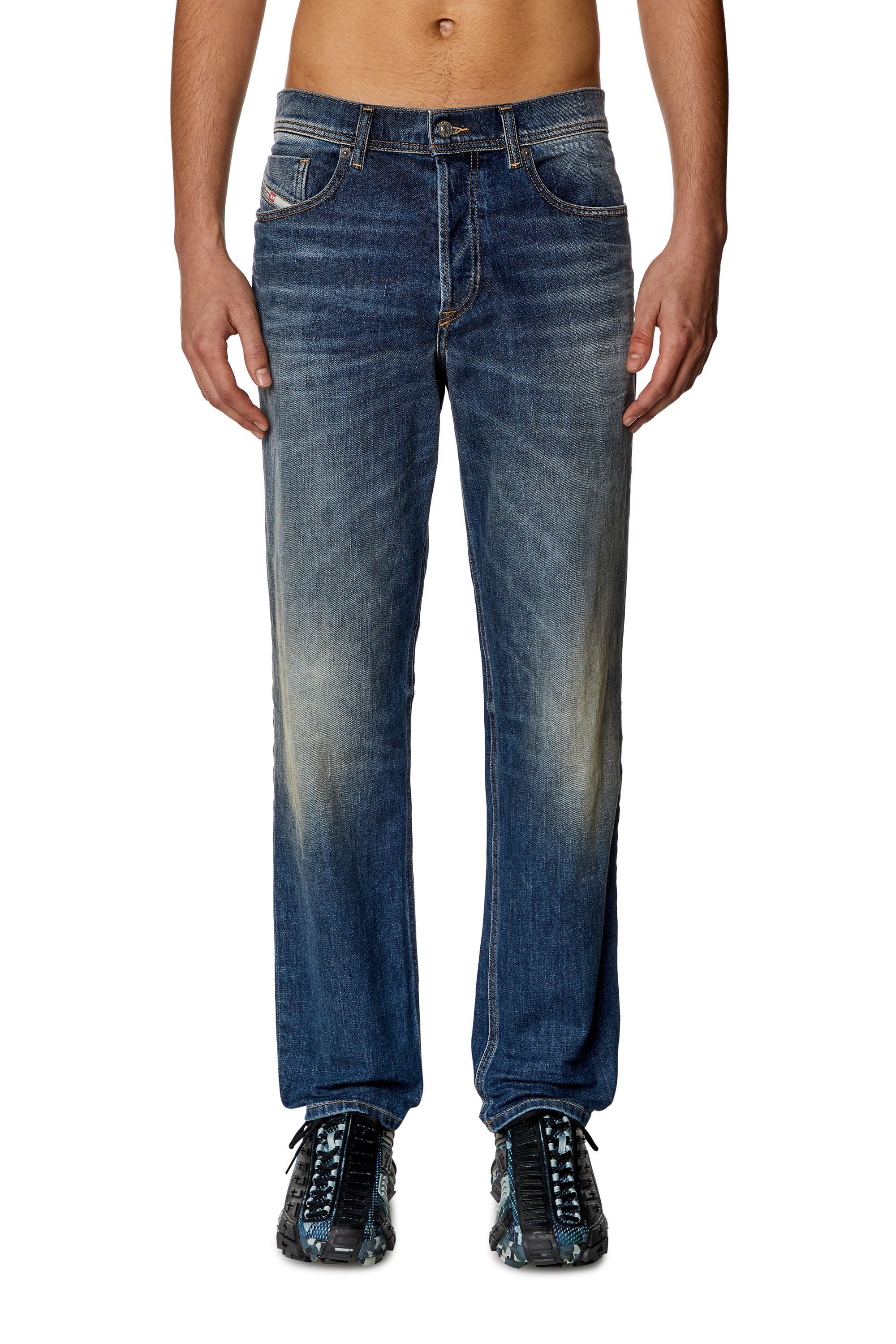 Diesel - Tapered Jeans 2023 D-Finitive 09H43, Bleu Foncé - Image 1