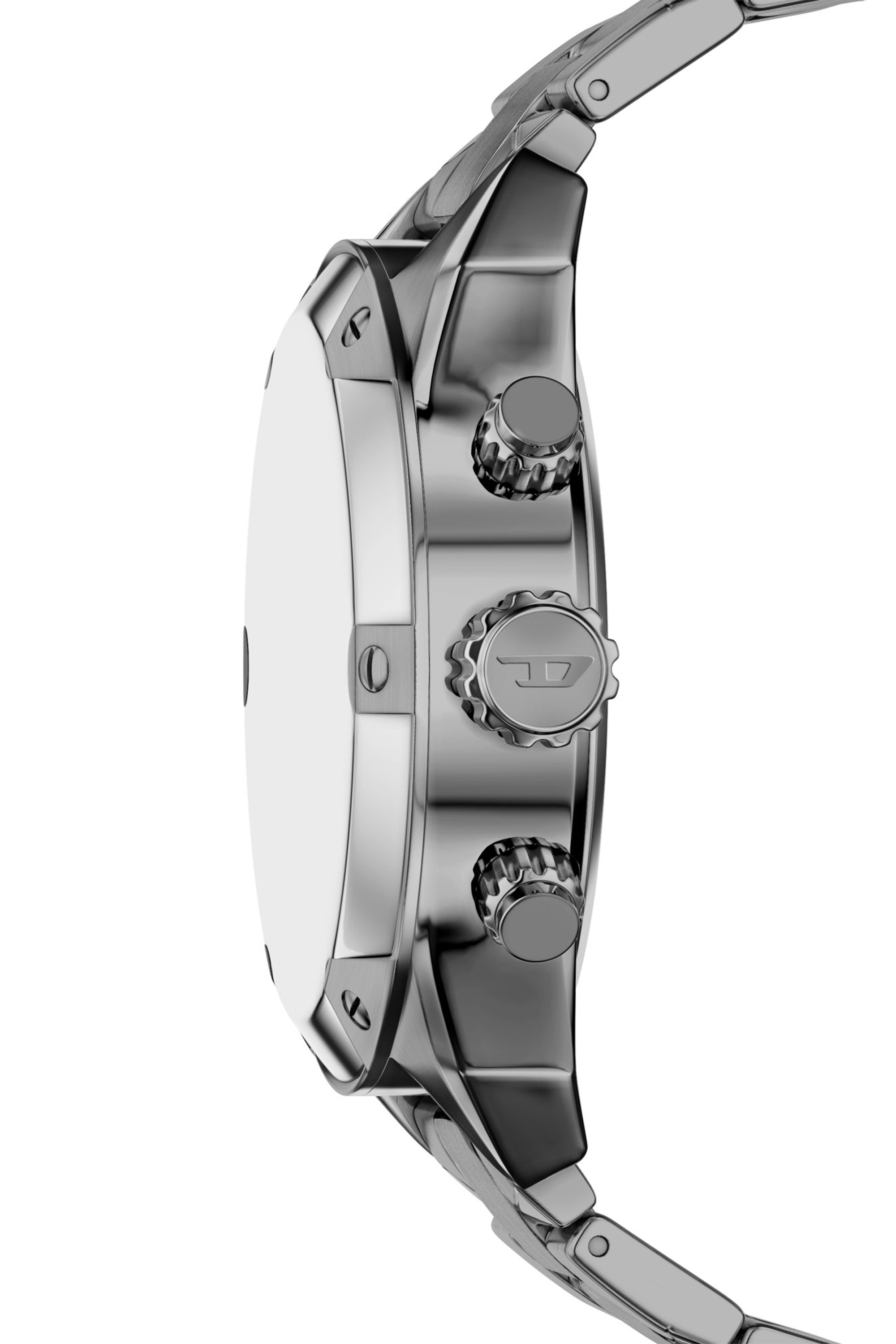 Diesel - DZ4724 WATCH, Herren Spiked Uhr aus Edelstahl in Gunmetal-Optik in Dunkelgrau - 3