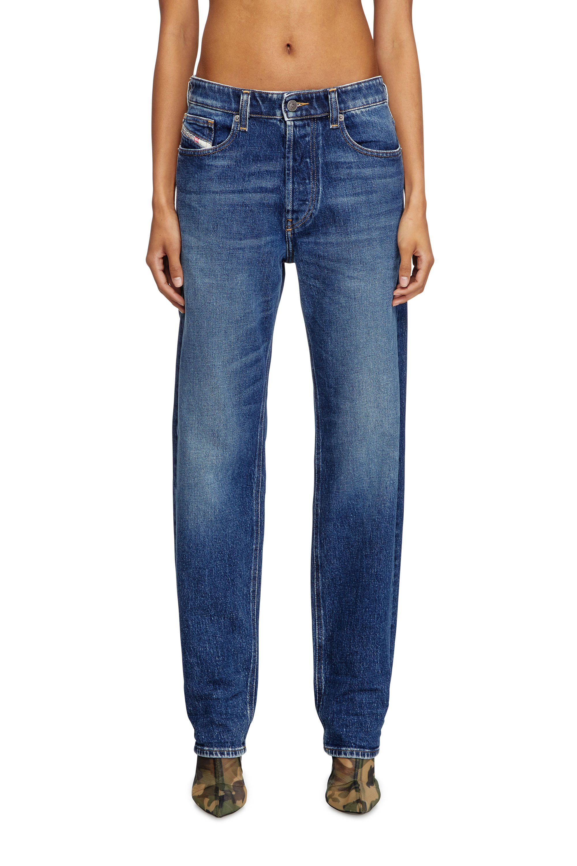 Diesel - Regular Jeans 1988 D-Ark 09L21 Donna, Blu Scuro - Image 1