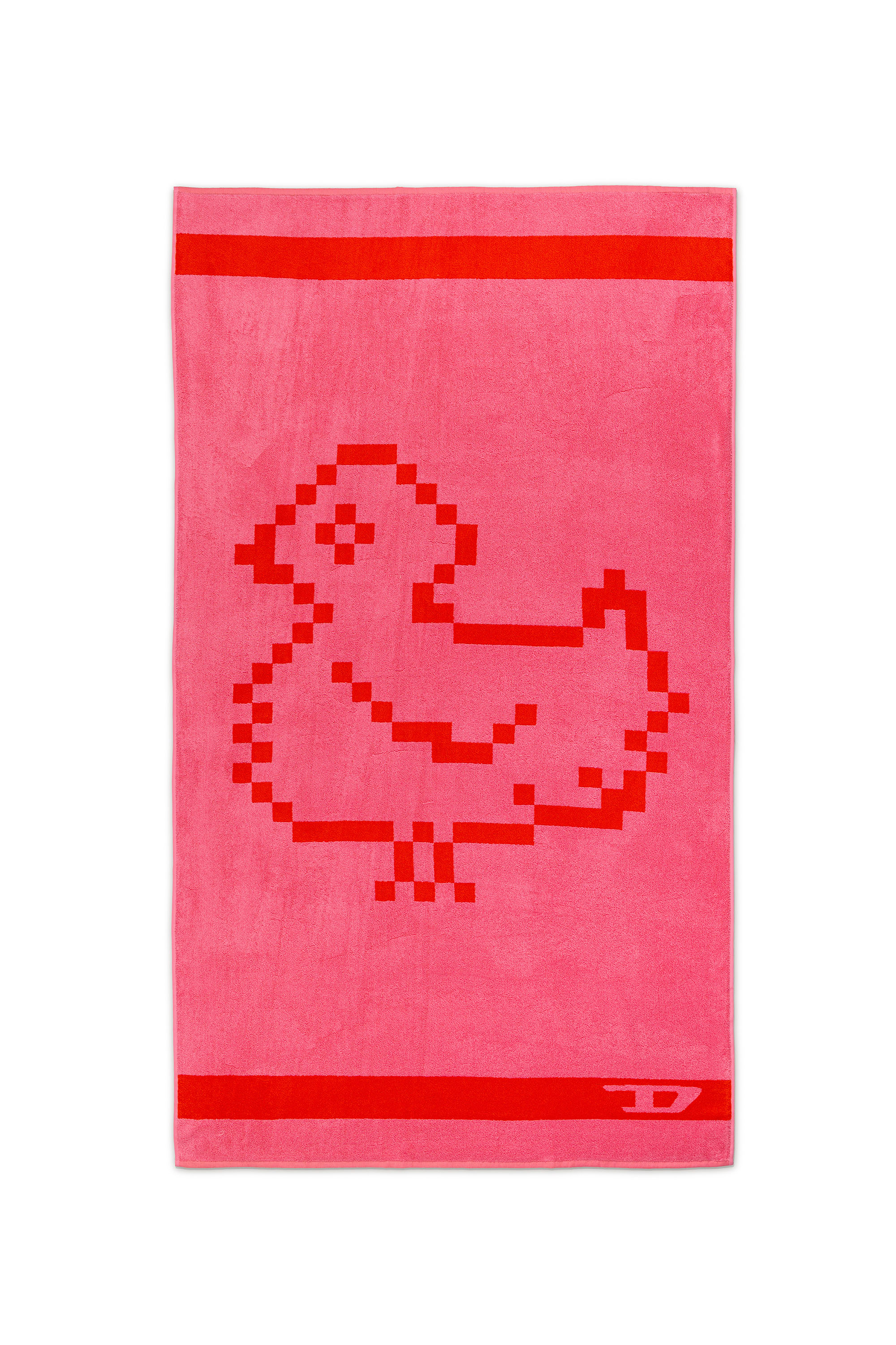 1018133  PIXEL TOYS 1 PINK/RED TOWEL