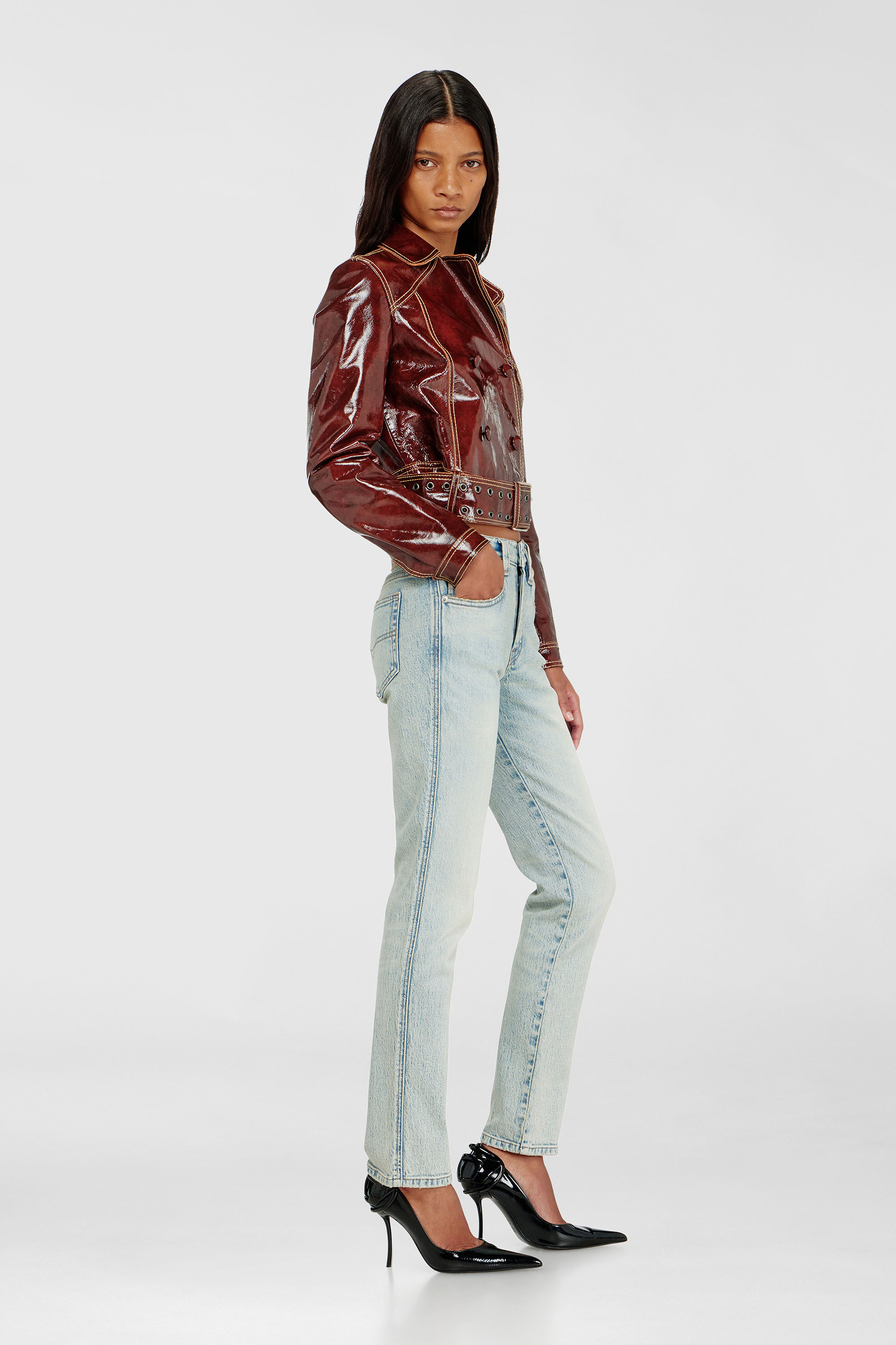 Diesel - Woman's Slim Jeans 1992 D-Jiann 0KBBK, Light Blue - 1