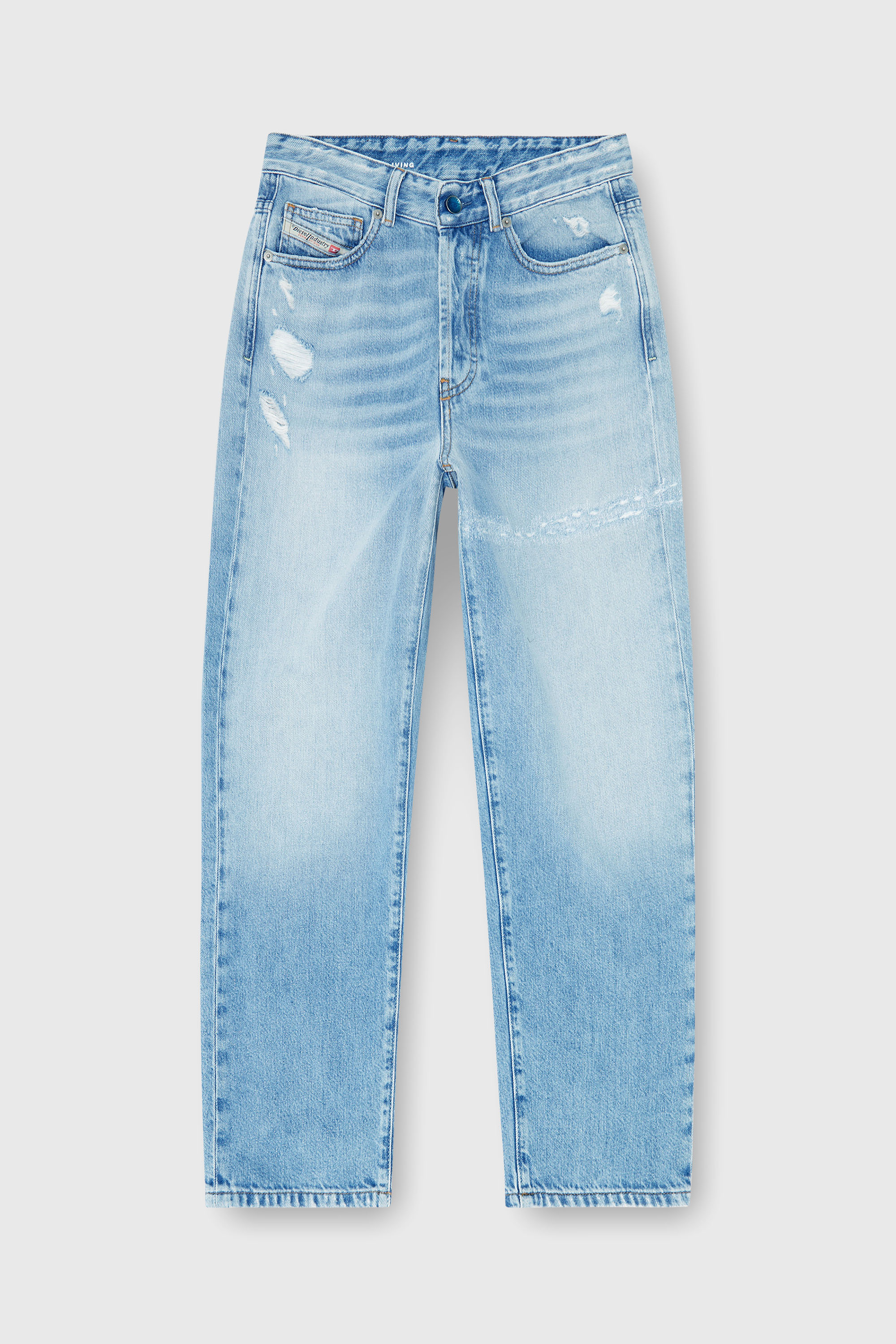 Diesel - Regular Jeans 1981 D-Went 09P49 Donna, Blu Chiaro - Image 6