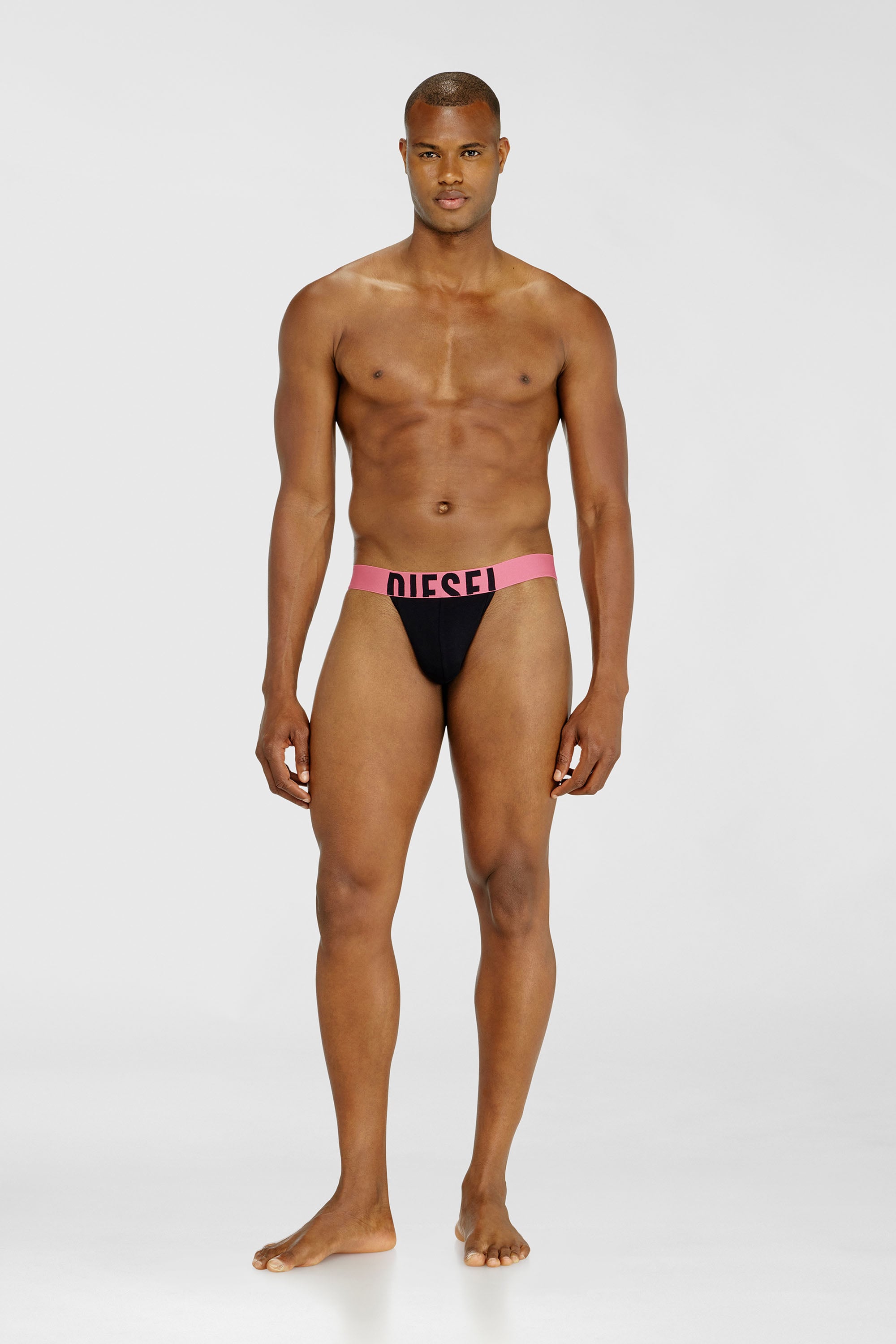 Diesel - FRITZ-D-POP-3PACK, Set da tre perizoma con elastico in vita con logo bold Uomo in Nero - 2