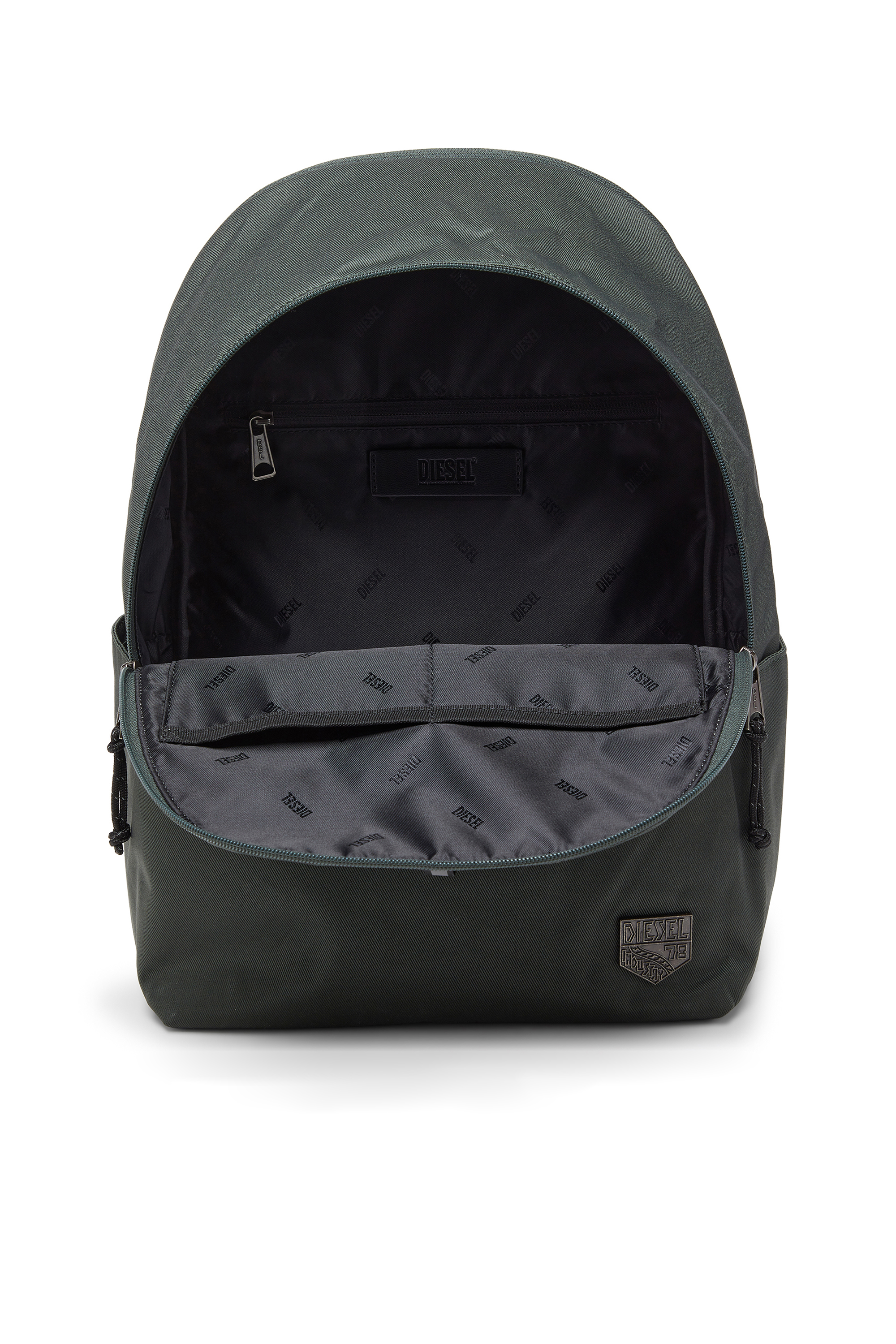 Diesel - D-PACK BACKPACK X, D-Pack - Zaino in nylon con logo emblem Unisex in Verde - 3