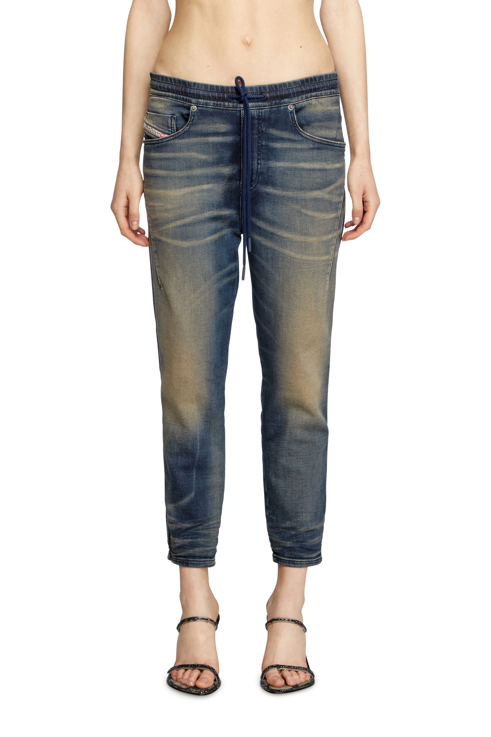 Diesel - Regular 2041 D-Fayza Joggjeans&reg; 068PM Donna, Blu Scuro - Image 3