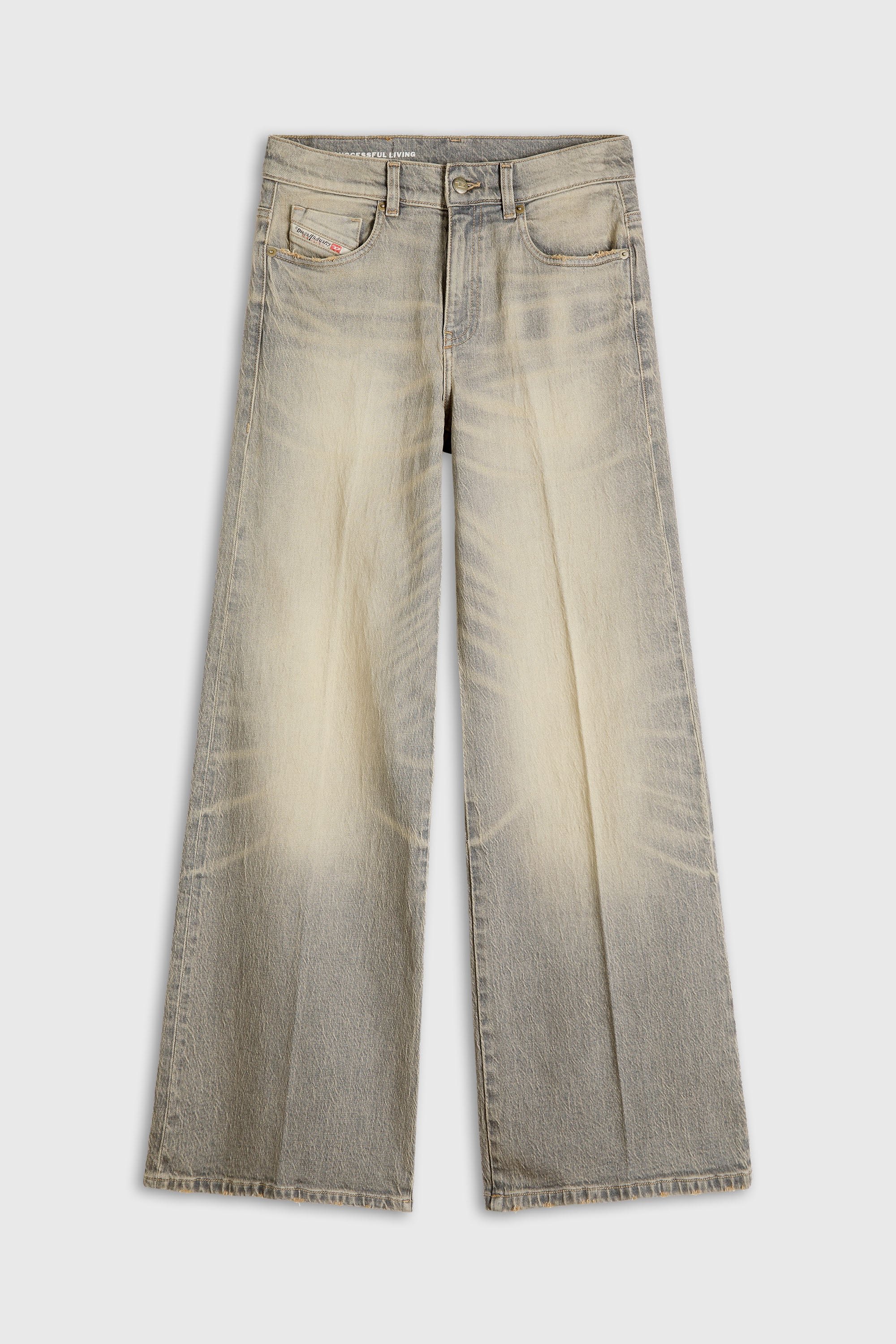 Diesel - Flare Jeans 1978 D-Akemi 0LJDV Donna, Grigio - Image 2