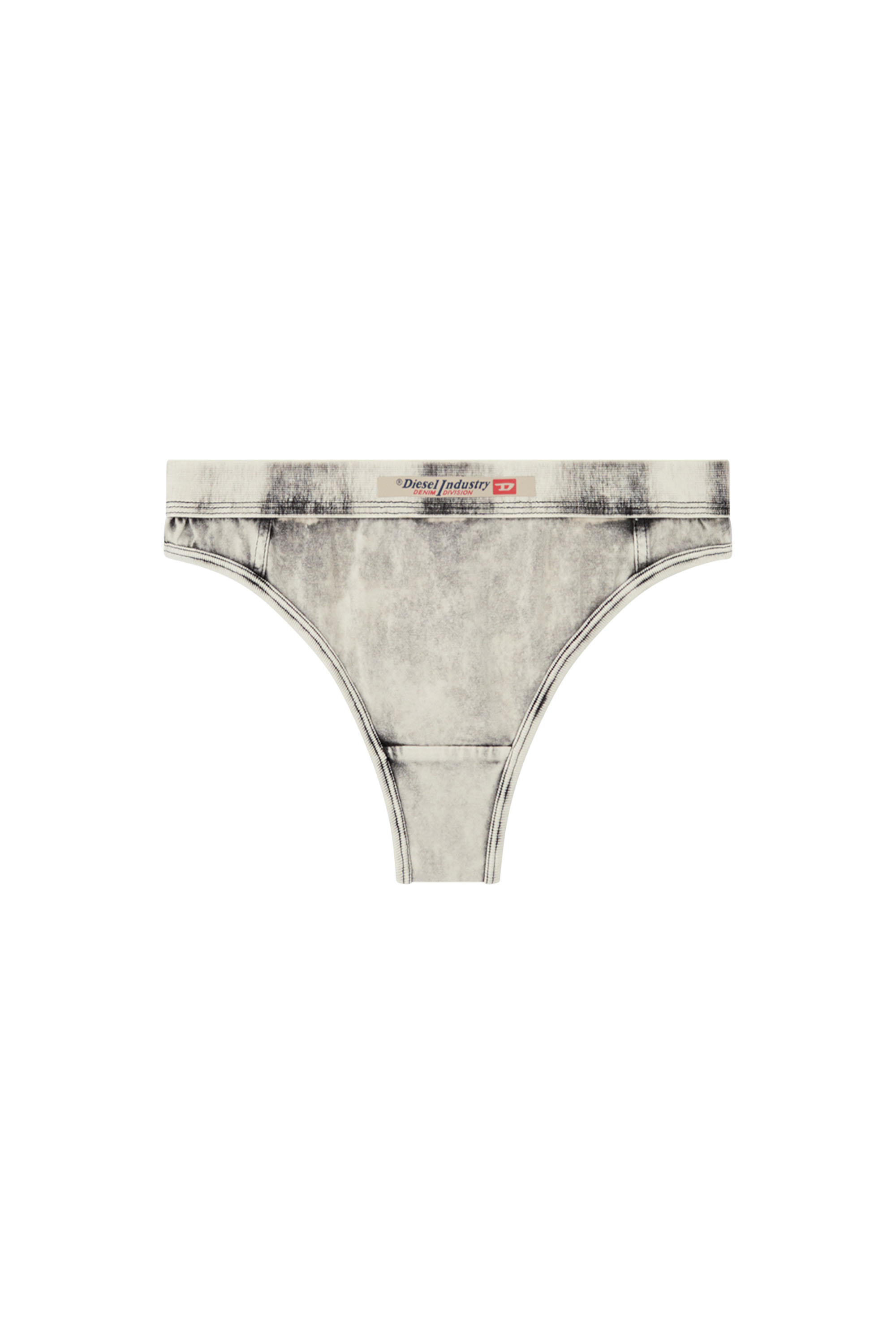 Diesel - CLODIA-DNM, Damen Briefs aus Jersey mit Denim-Effekt in Grau - 4