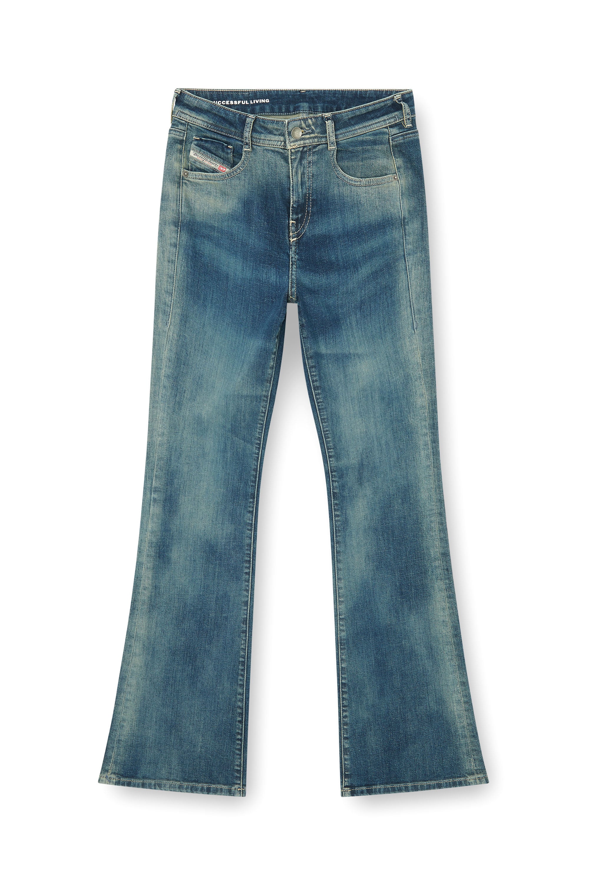 Diesel - Bootcut Jeans 1969 D-Ebbey 09P41 Donna, Blu medio - Image 3