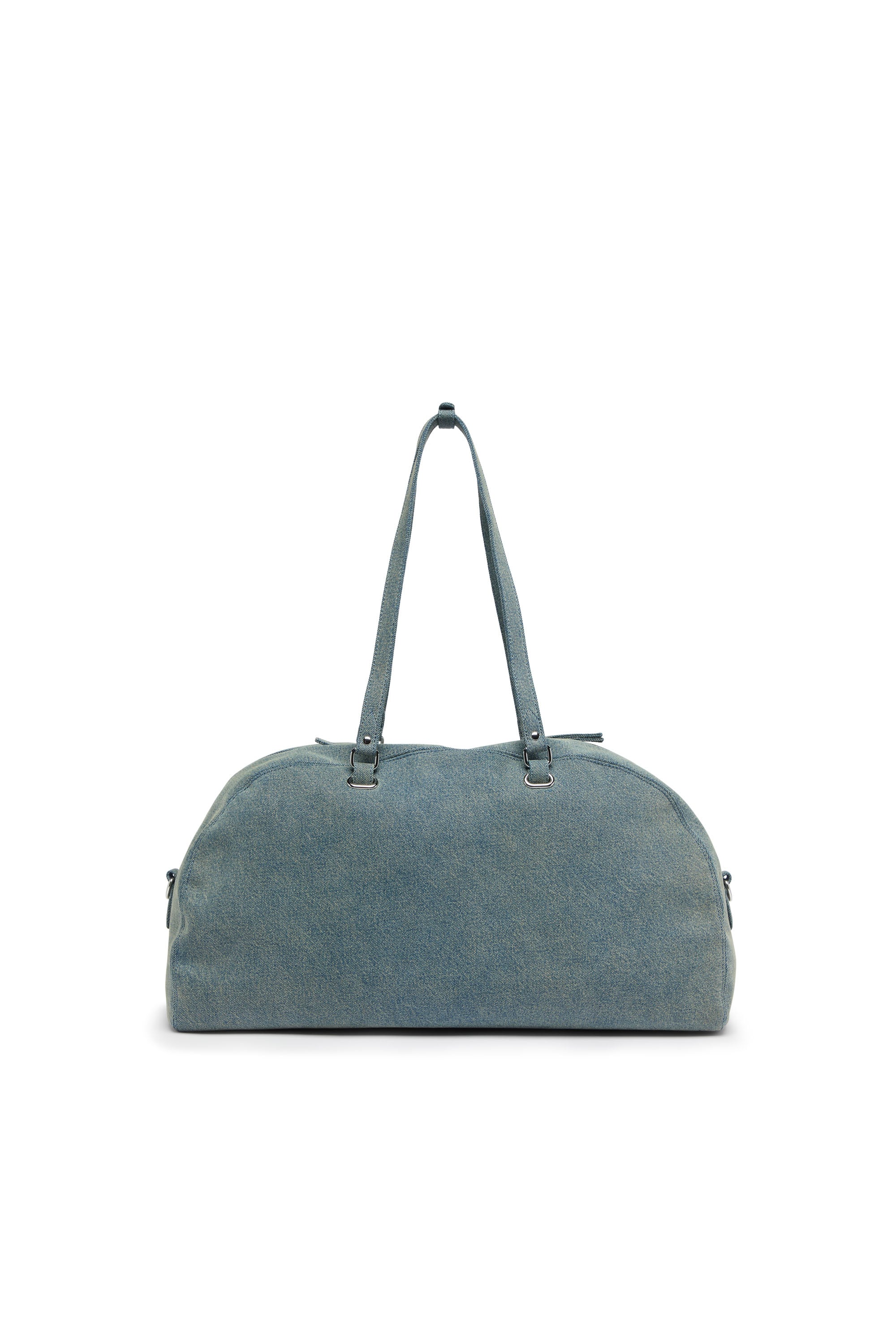 Diesel - 1DR DOME SOFT DUFFLE XL, 1DR Dome-Sac polochon en denim avec logo Oval D Mixte in Bleu - 3