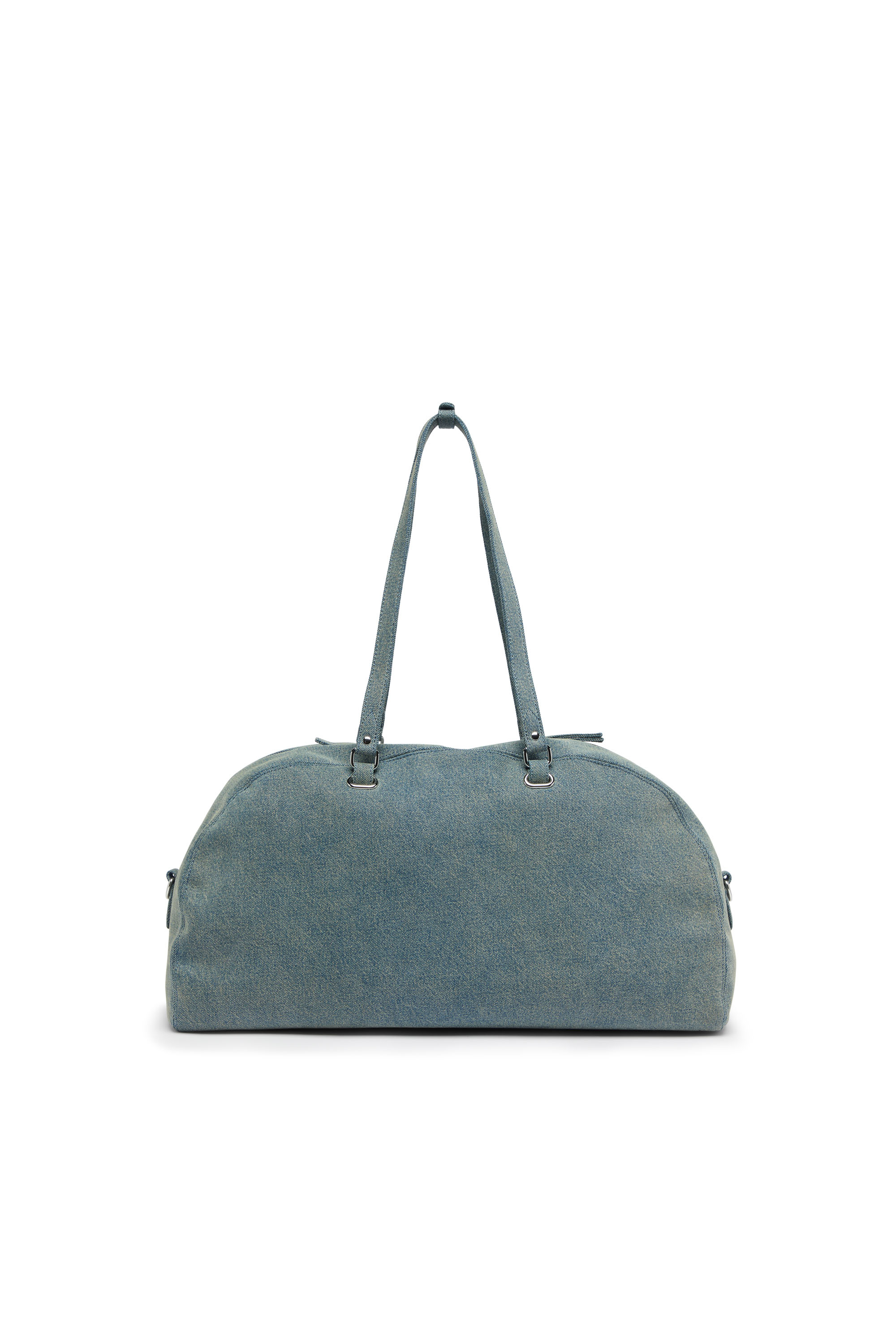 Diesel - 1DR DOME SOFT DUFFLE XL, 1DR Dome-Sac polochon en denim avec logo Oval D Mixte in Bleu - 3