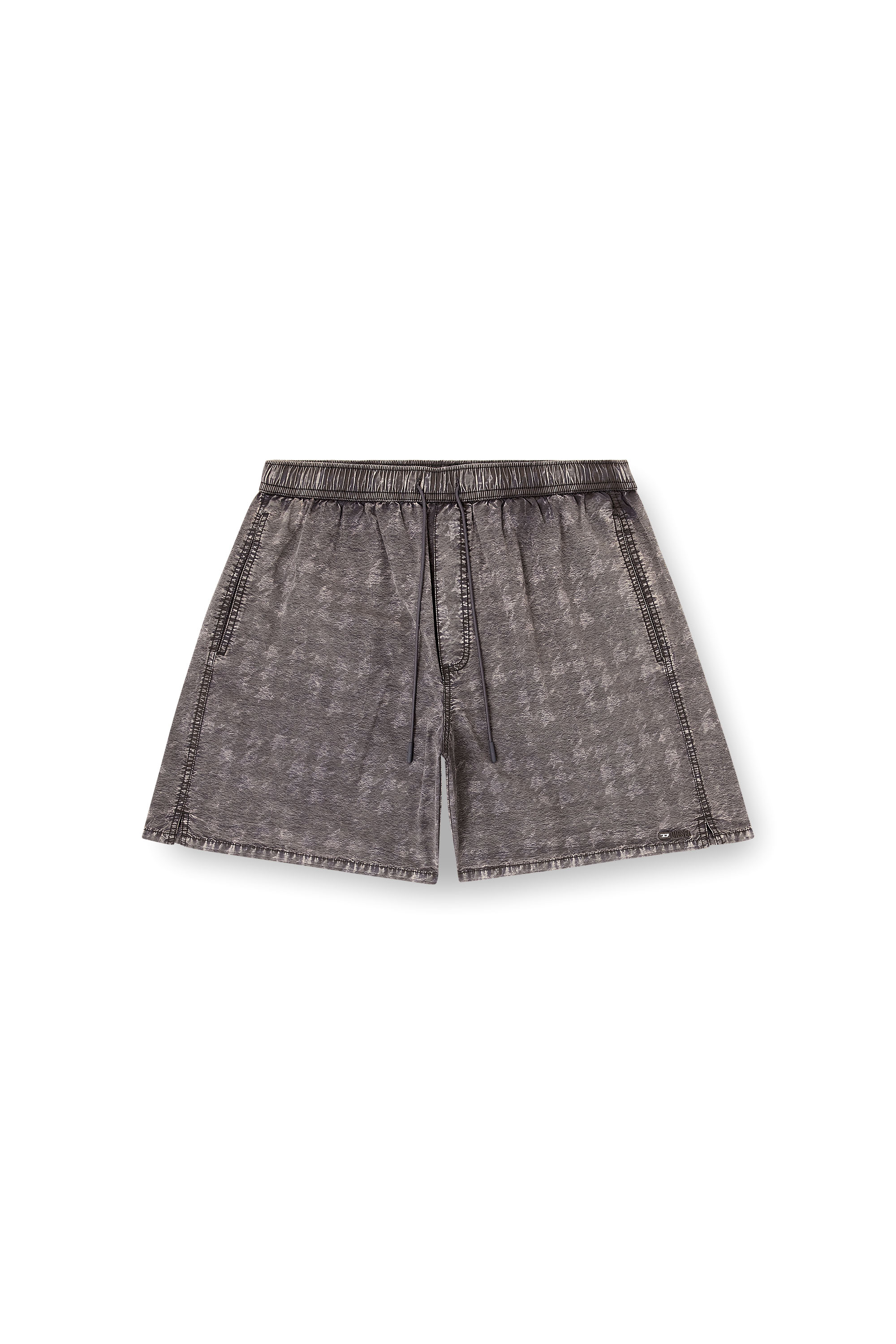 Diesel - CONOR-43-DNM, Shorts de bain à motif pied-de-poule délavé Homme in ToBeDefined - 4