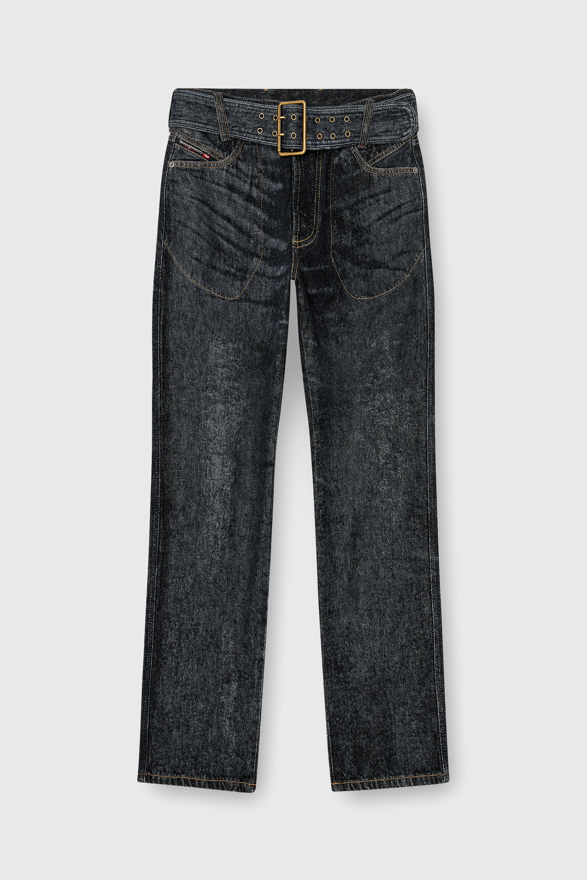 Diesel - Slim Jeans D-Villus 09Q24 Homme, Noir/Gris fonc&eacute; - Image 2