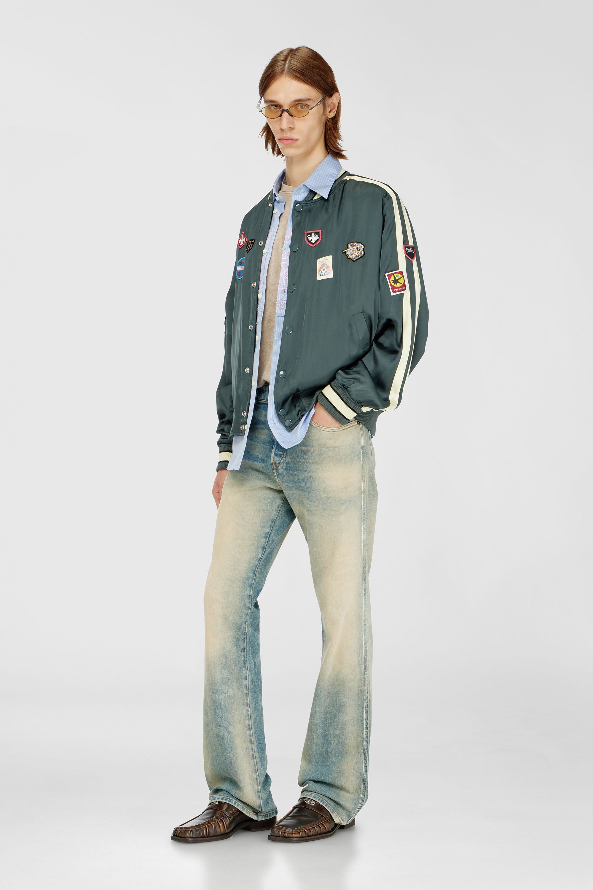 Diesel - Bootcut Jeans 1998 D-Buck 09H78 Uomo, Blu medio - Image 2