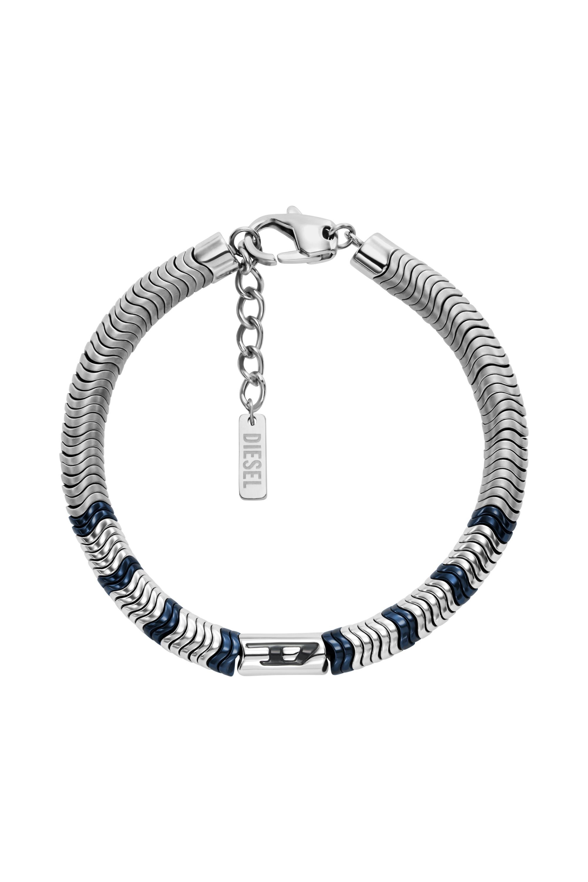 Diesel - DX1572931 JEWEL, Bracelet en perles d'hématite Mixte in Gris argenté - 1