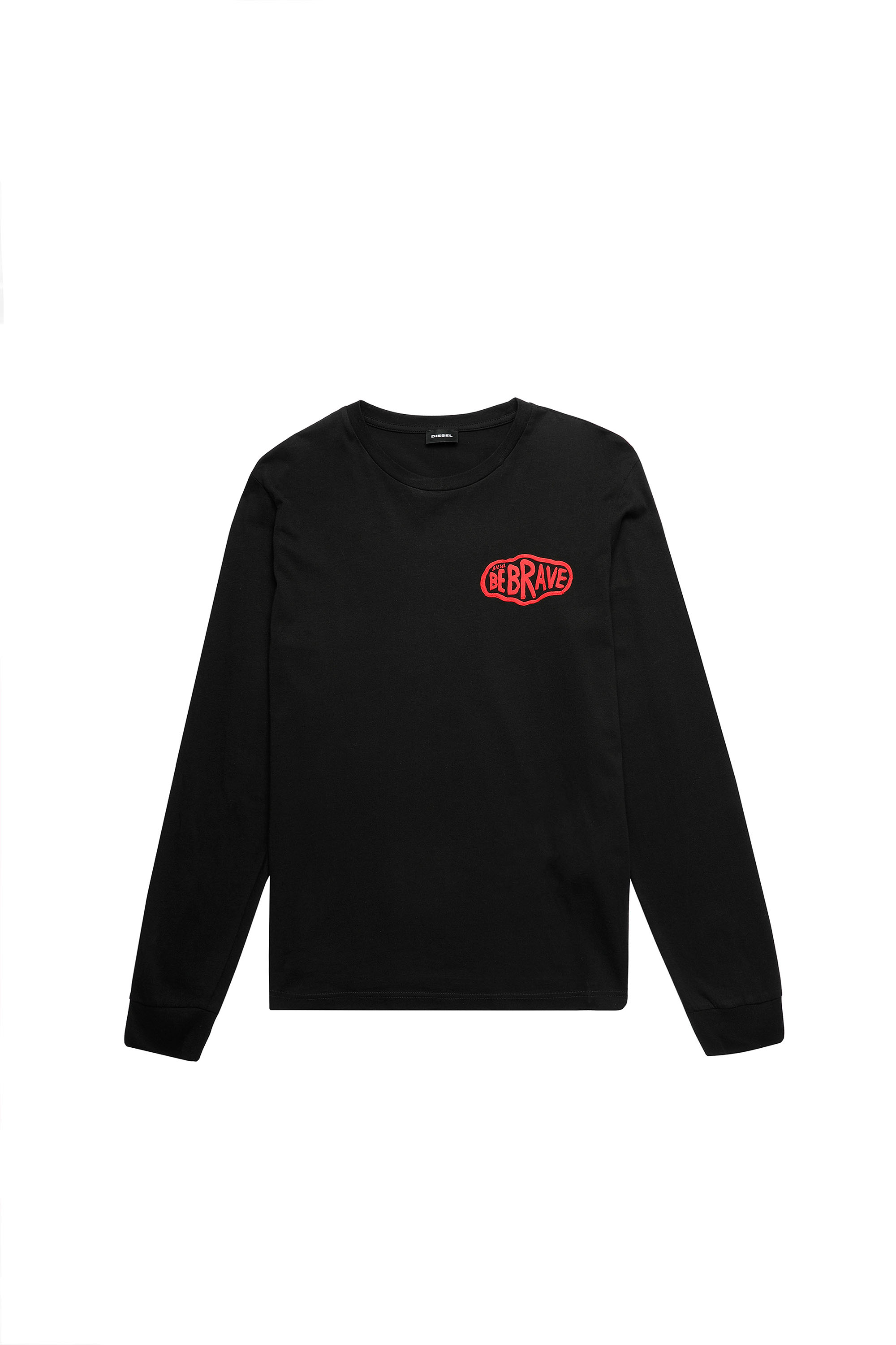 T-DIEGOS-LS-K24, Schwarz - T-Shirts