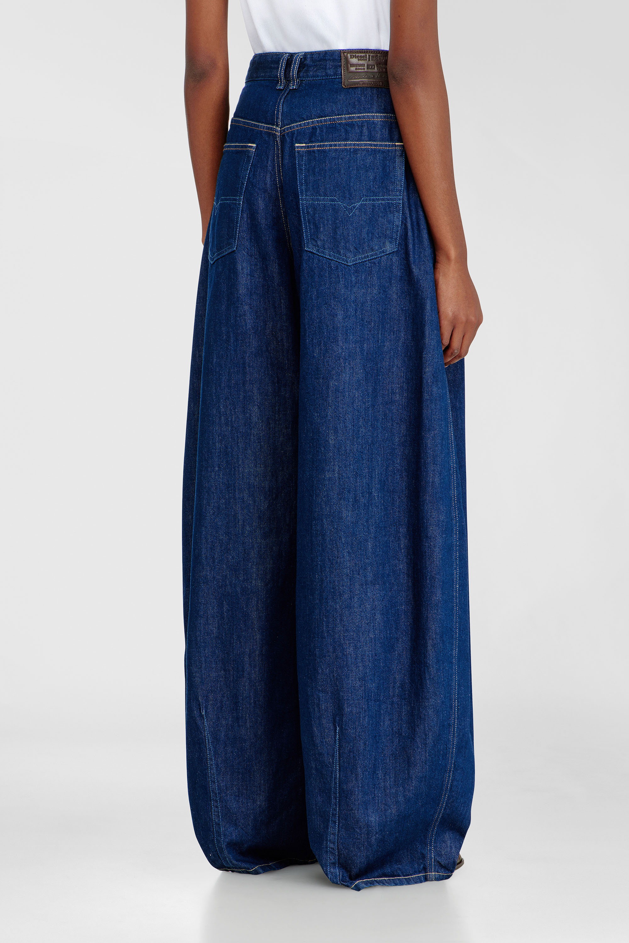 Diesel - Relaxed Jeans 1987 D-Khelz 09Q09 Femme, Bleu Fonc&eacute; - Image 5