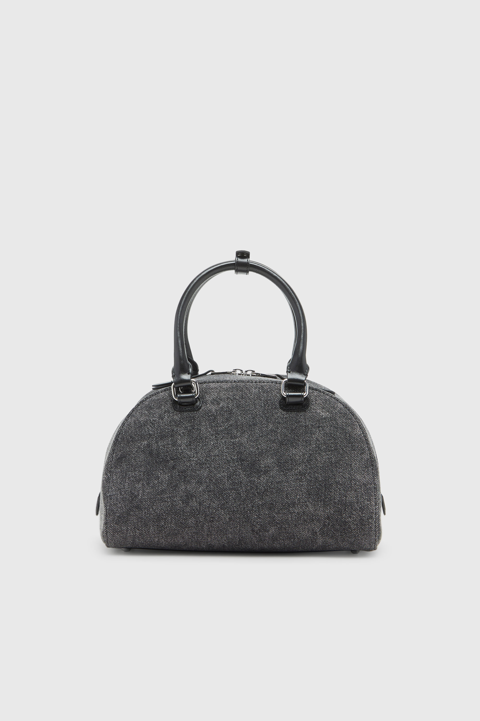 Diesel - 1DR DOME TOP HANDLE, 1DR Dome-Sac bowling en denim d&eacute;lav&eacute; Femme in Gris - 2