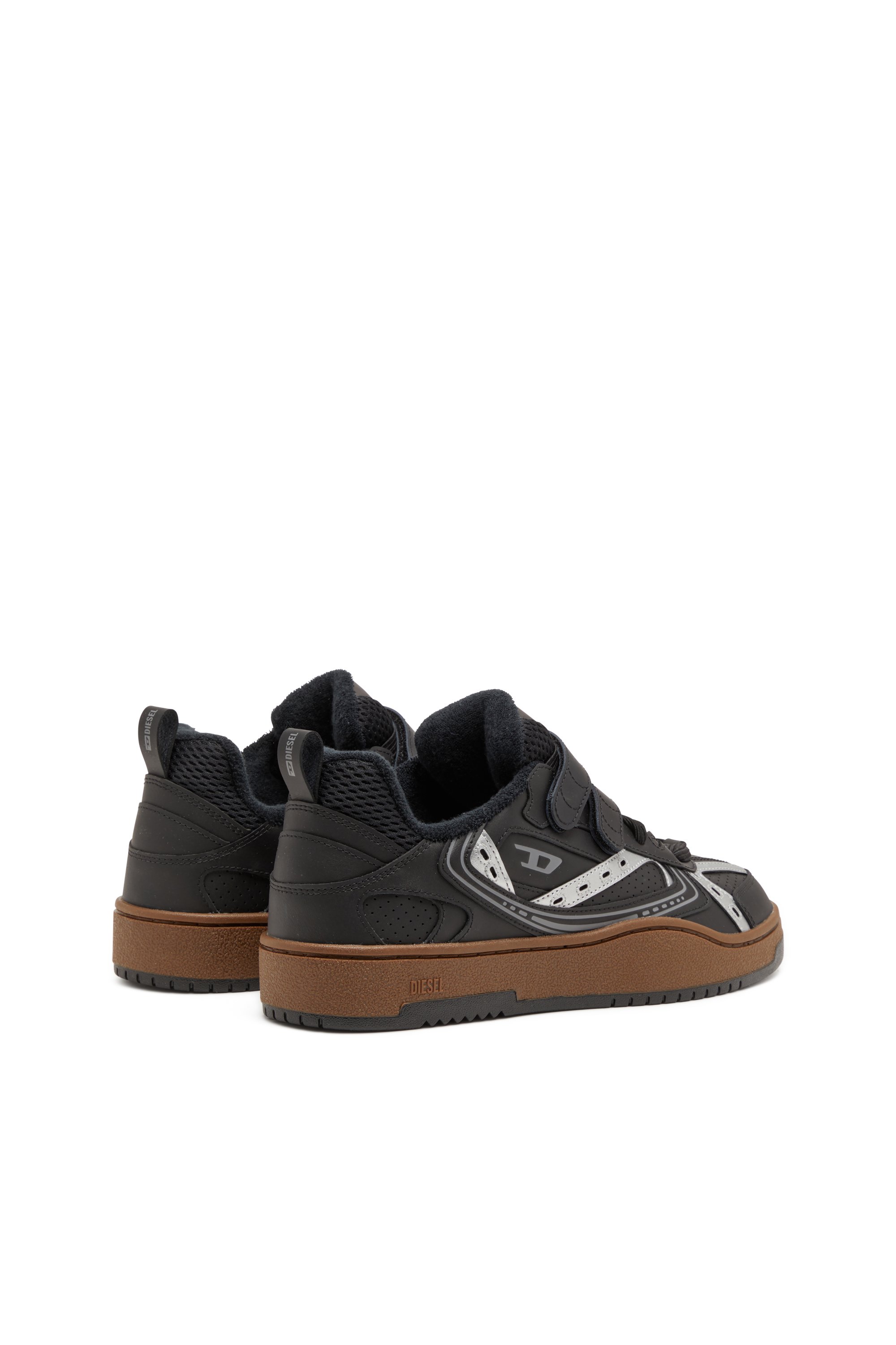 Diesel - S-UKIYO SKT, S-Ukiyo-Sneakers en cuir à brides Homme in Noir - 3