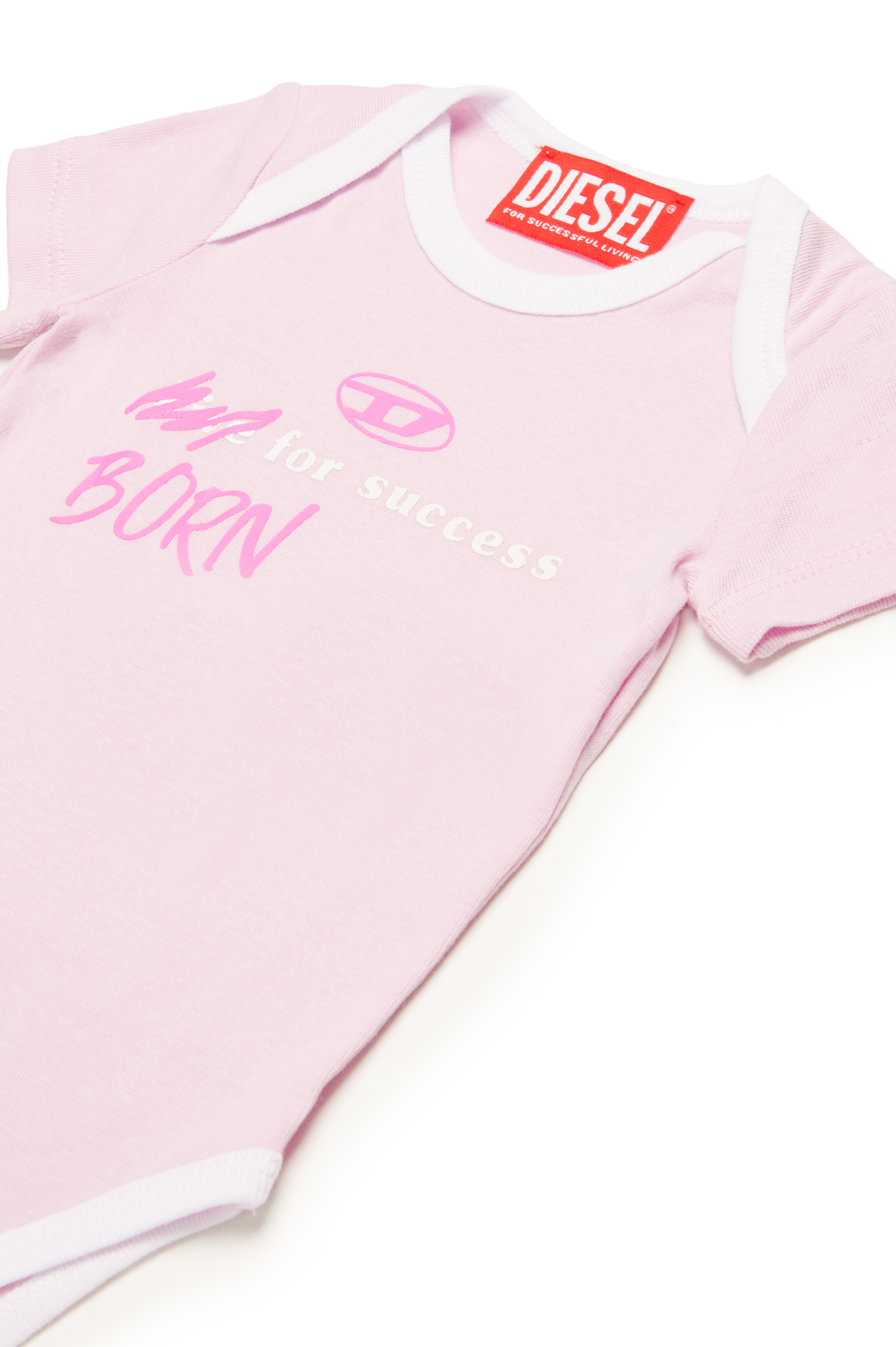 Diesel - URMAS-NB, Body neonato Born For Success Unisex in Rosa - 3