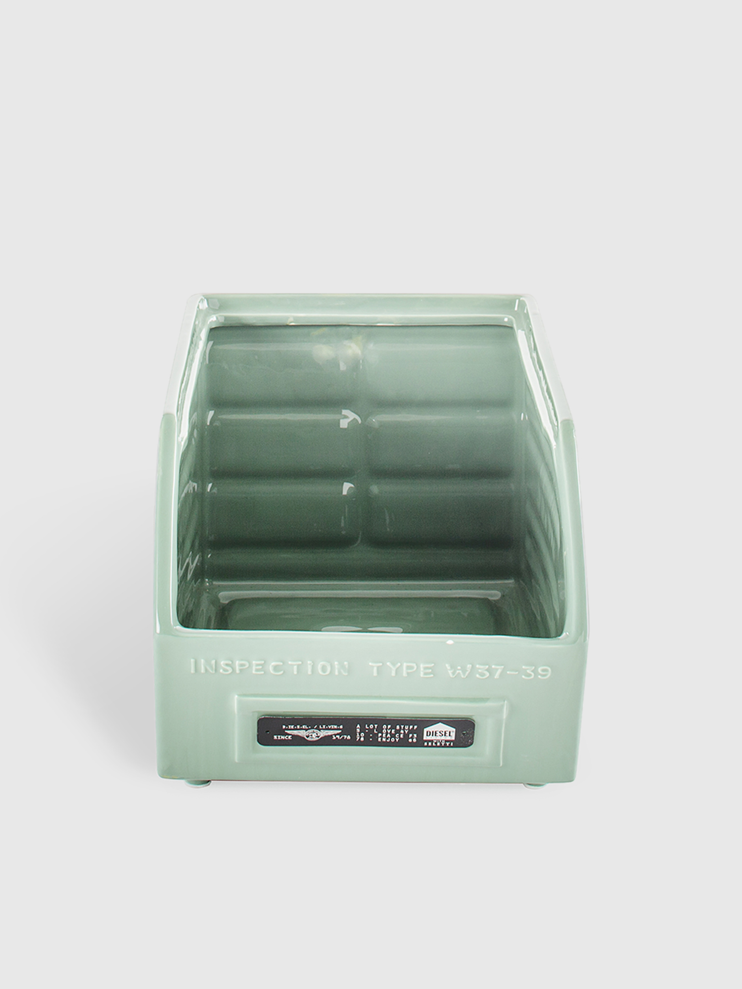 Diesel - 11058 SURVIVAL, Unisex Grauer Keramikbeh&auml;lter in Gr&uuml;n - 3