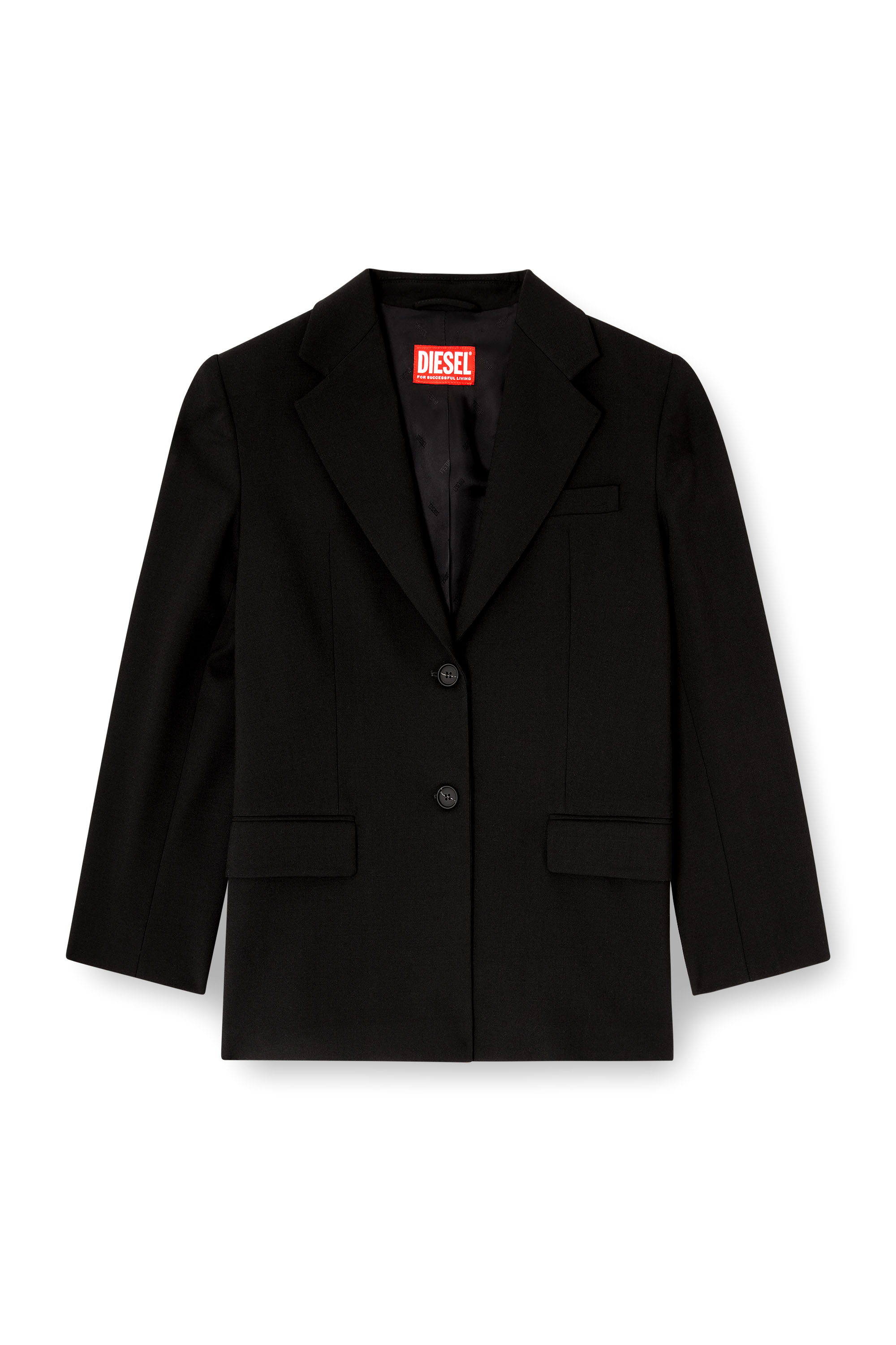 Diesel - G-KESS-R1, Blazer in misto lana Donna in Nero - 2