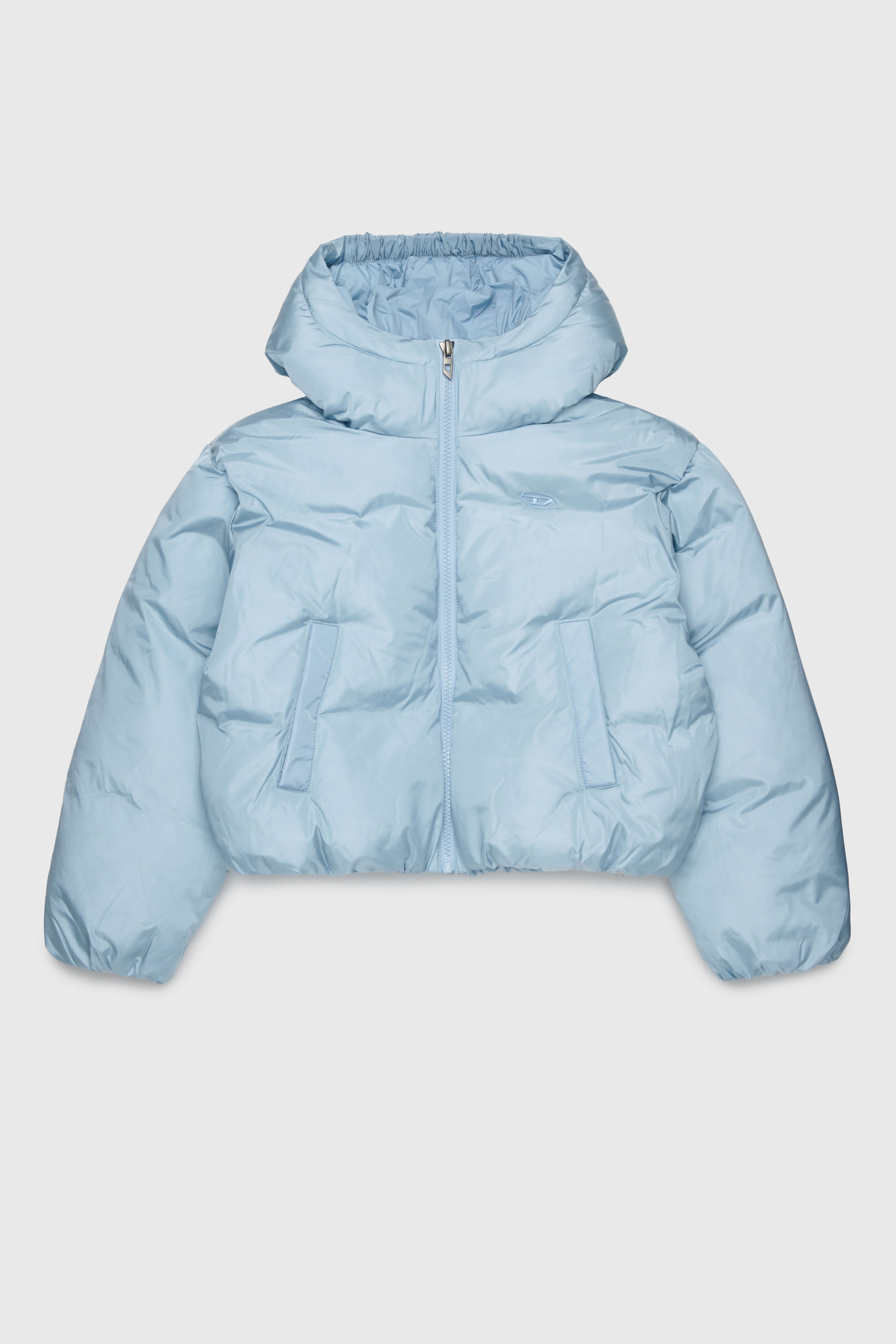 Diesel - JELKYM, Piumino con cappuccio Donna in Blu - 1