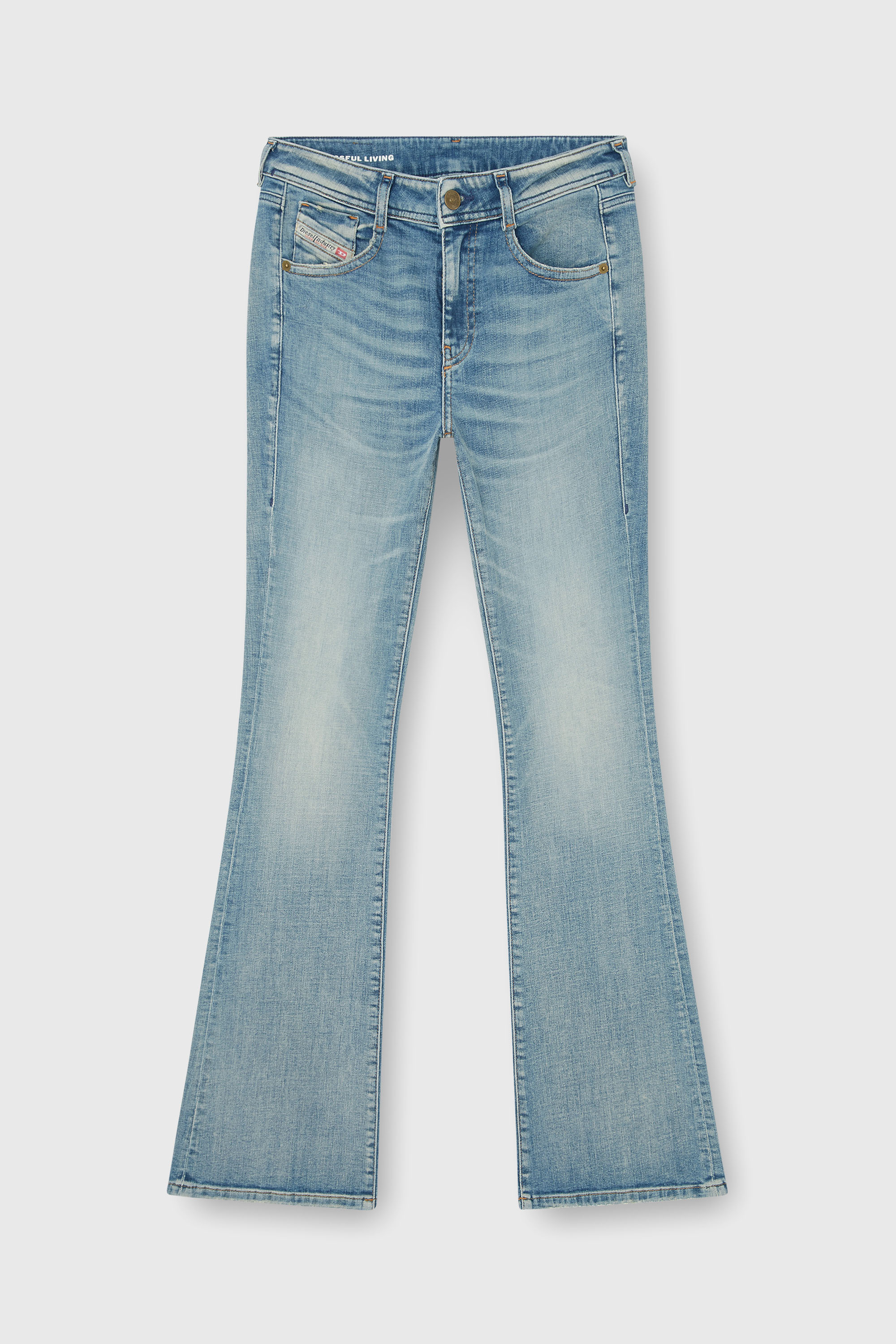 Diesel - Bootcut Jeans 1969 D-Ebbey 09P42 Femme, Bleu Clair - Image 2