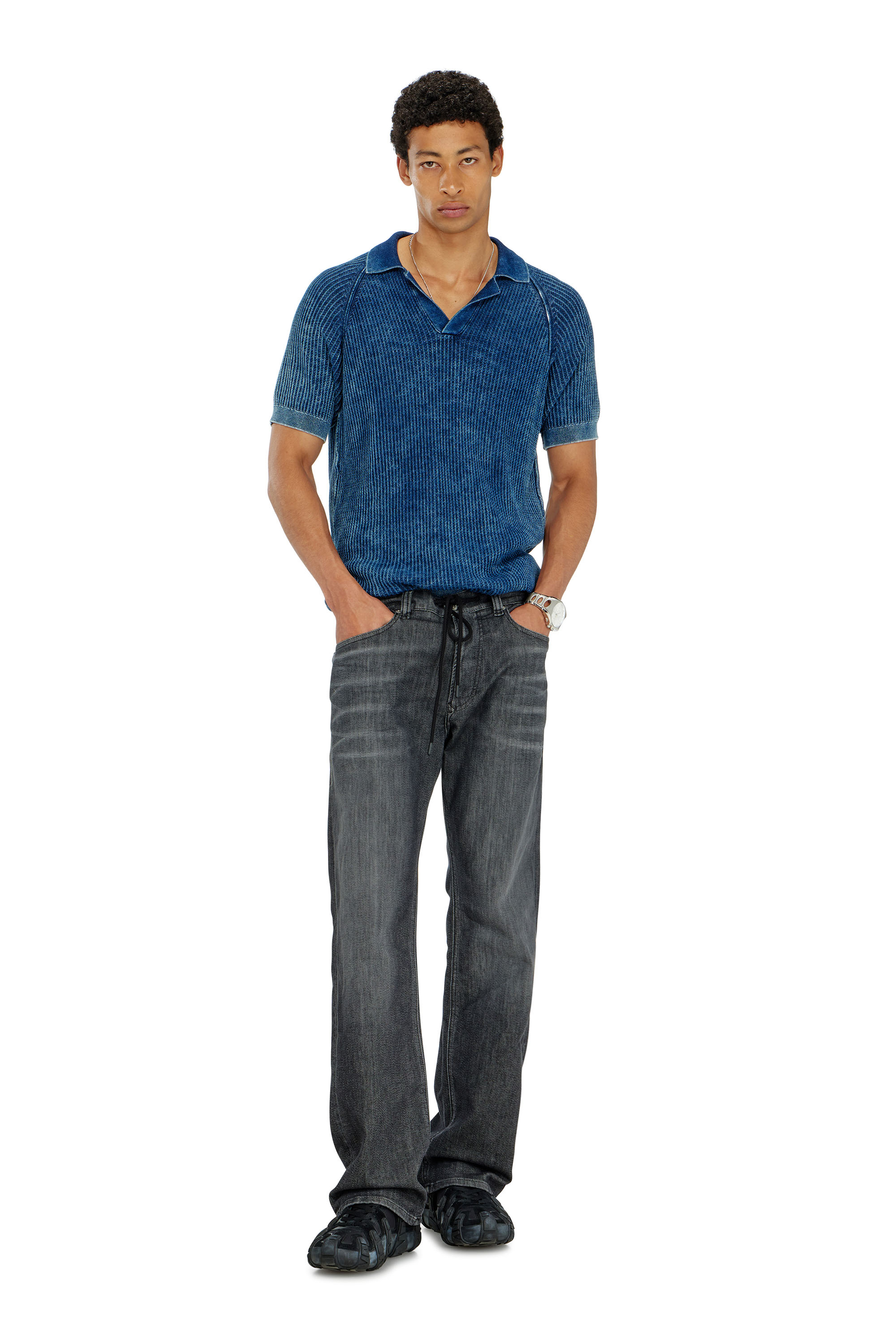 Diesel - Herren Relaxed 2080 D-Reel Joggjeans&reg; 09M66, Schwarz/Dunkelgrau - 1
