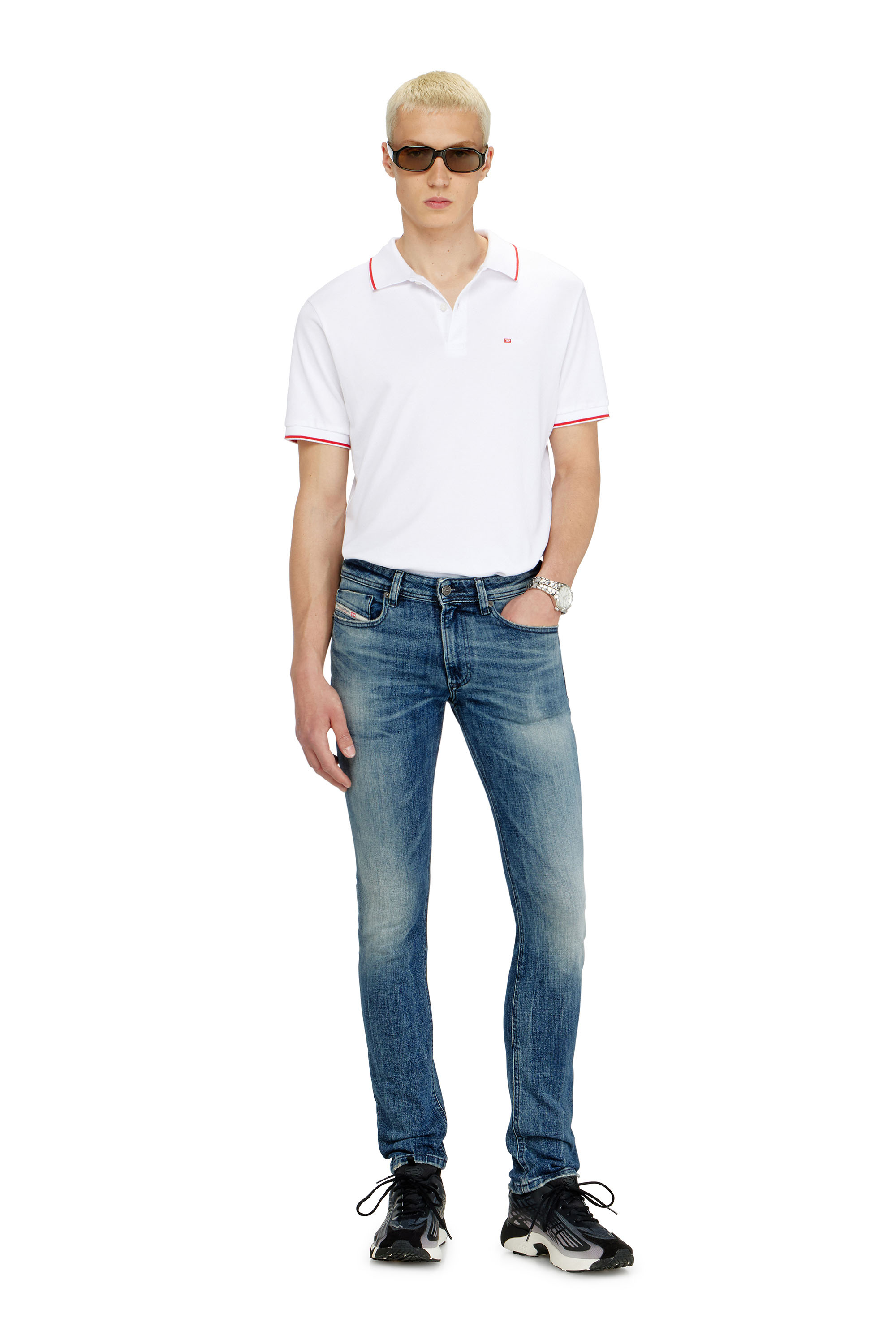 Diesel - Skinny Jeans 1979 Sleenker 0KBBE Uomo, Blu medio - Image 1