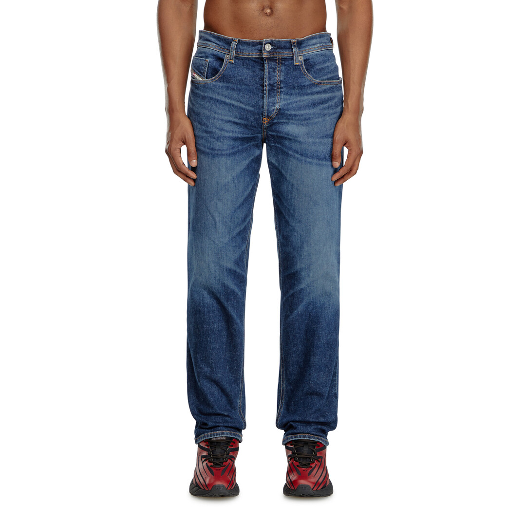 Diesel - Tapered Jeans 2023 D-Finitive 09J47, Blu Scuro - Image 8