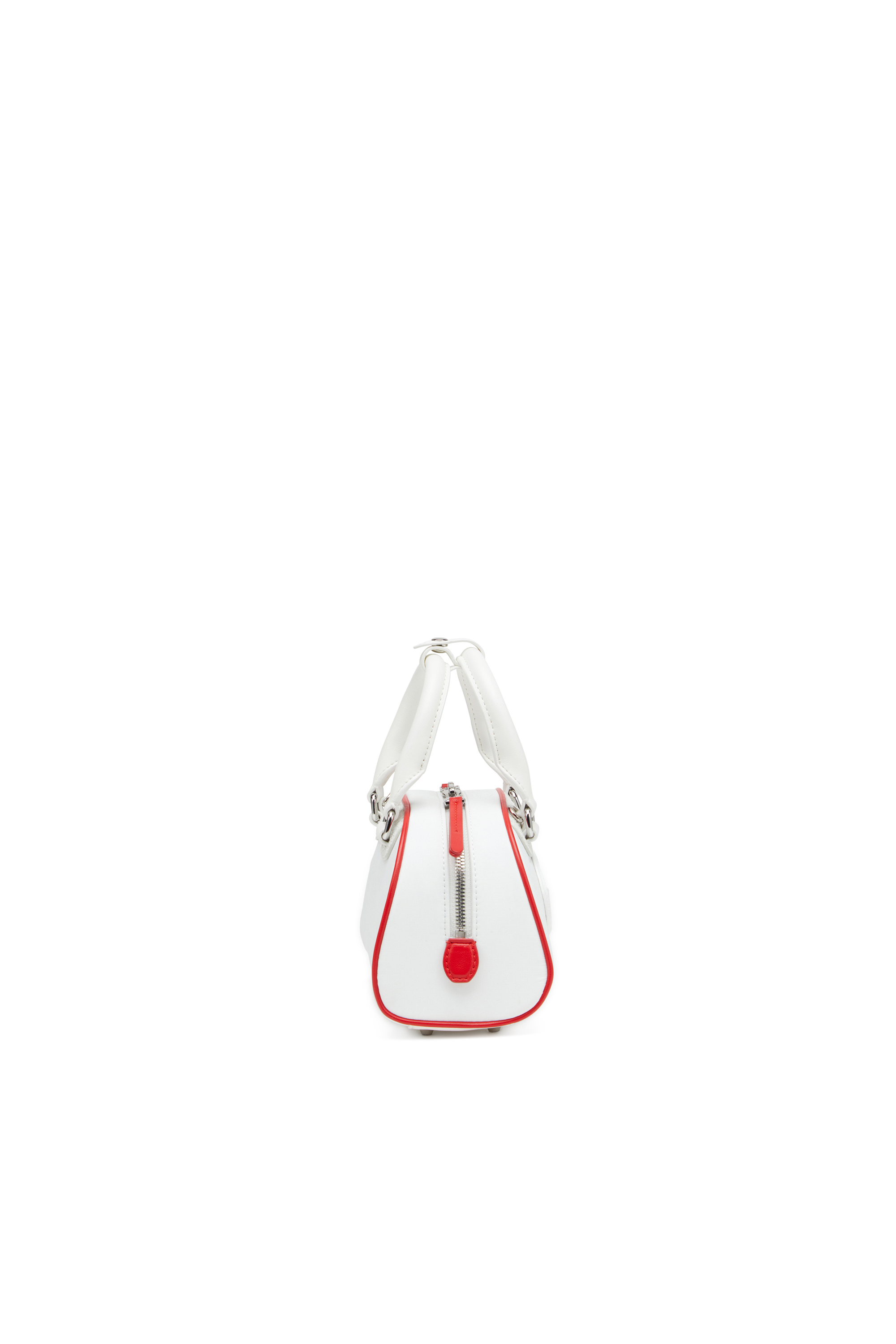 Diesel - 1DR DOME CROSSBODY, 1DR Dome-Mini sac bowling color-block Femme in Blanc - 4