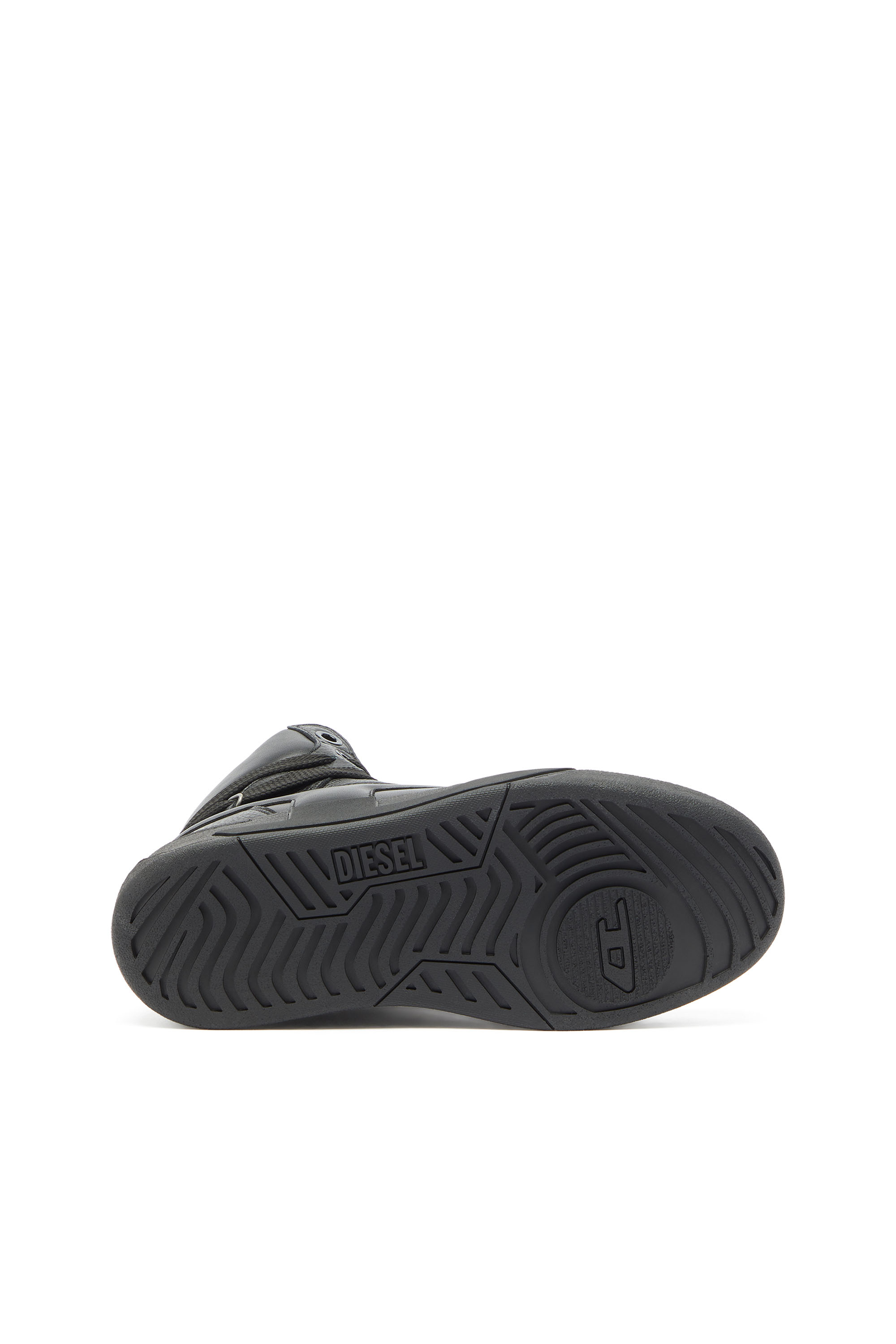 Diesel - S-D-OLLIE MID, Herren S-D-Ollie - High-Top-Sneaker aus Leder mit D-Logo in Schwarz - 4