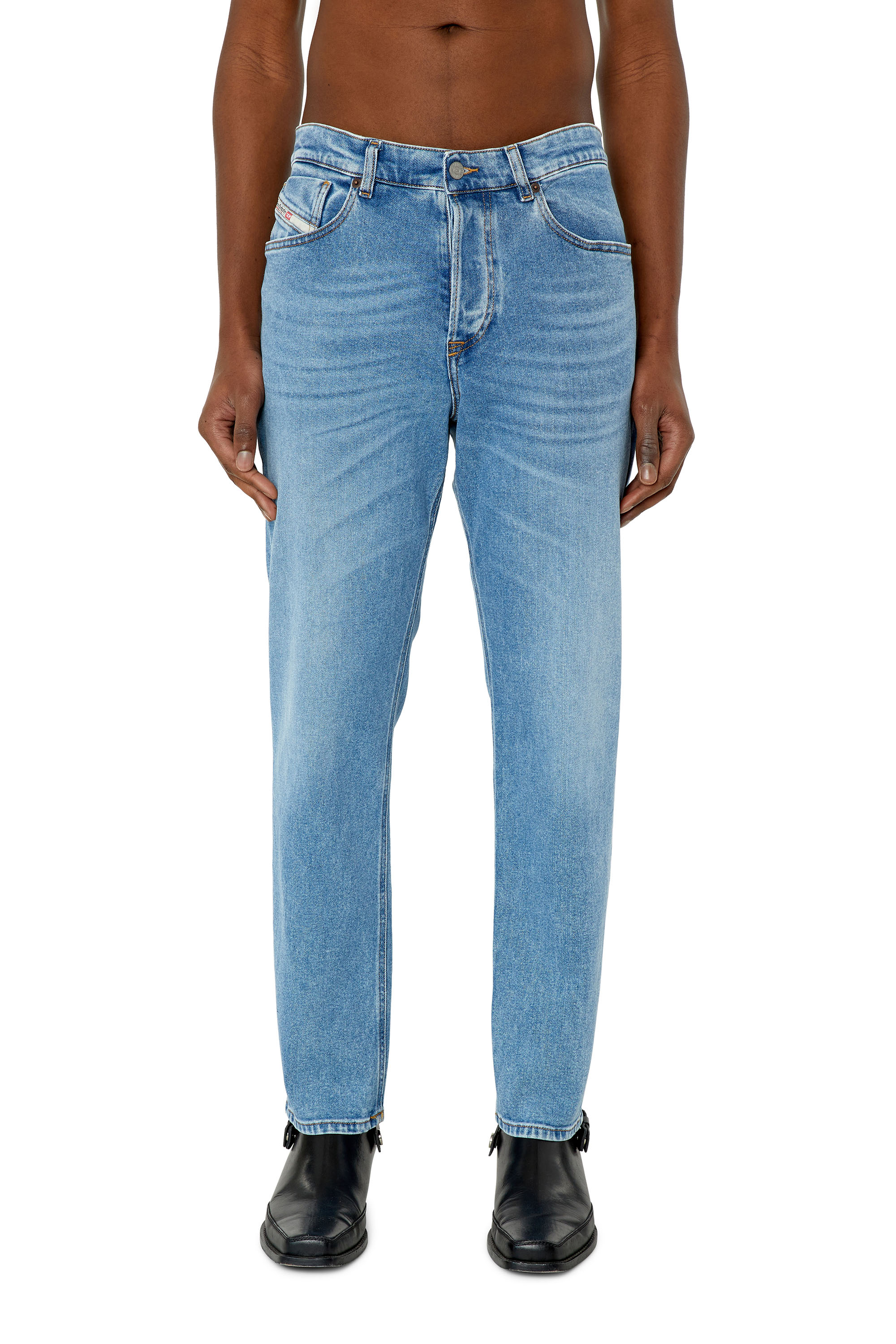 Diesel - Tapered Jeans 2005 D-Fining 9B92L, Bleu Clair - Image 1